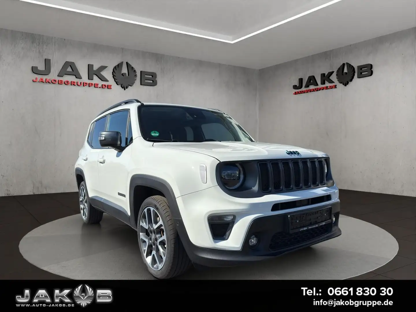 Jeep Renegade 1.3 Plug-In Hybrid S 179 PS+SCHECKHEFT+ Weiß - 2