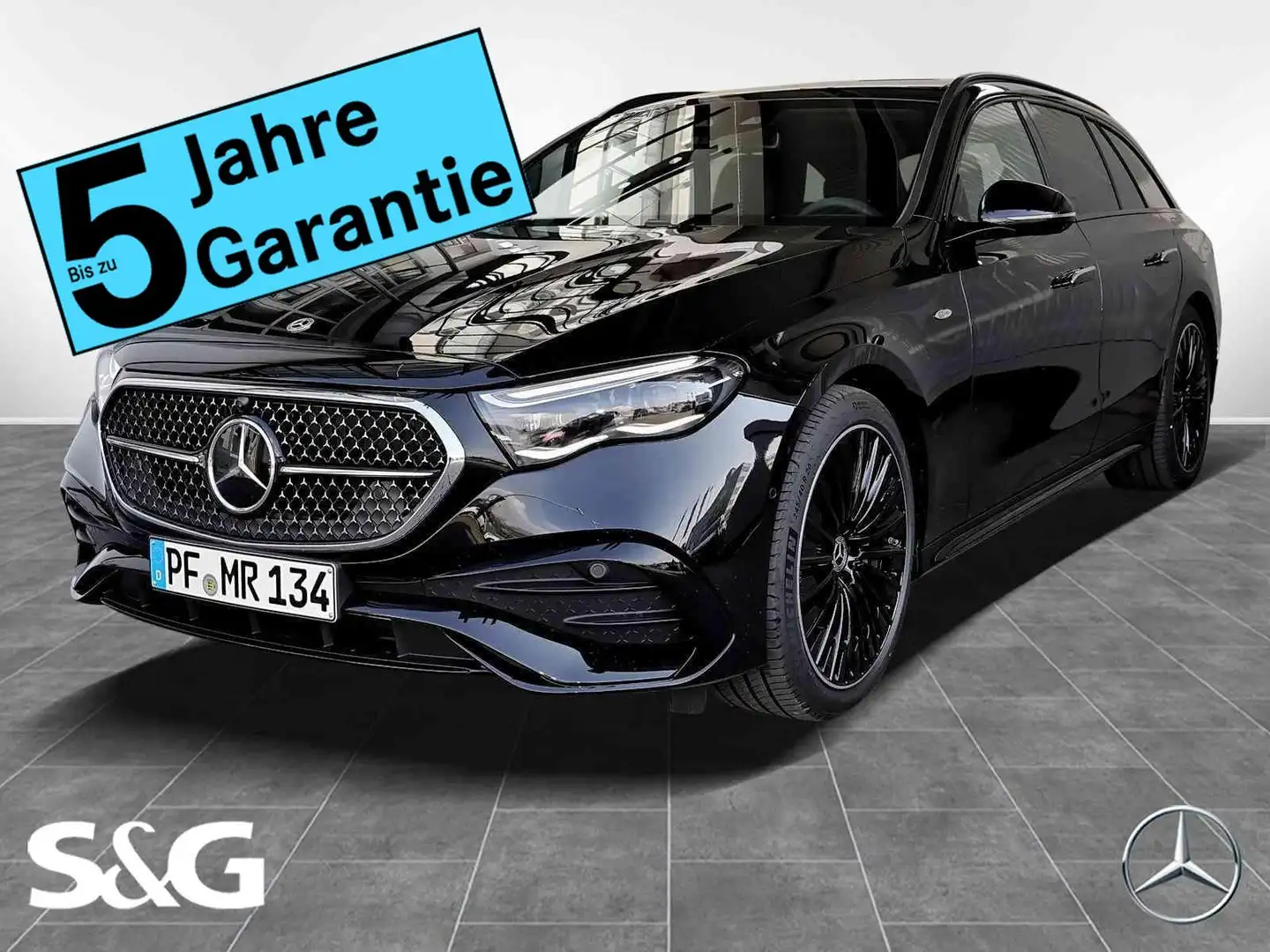 Mercedes-Benz E 300 de T AMG 360°+DIG-LED+Pano+AHK+Distronic Schwarz - 1