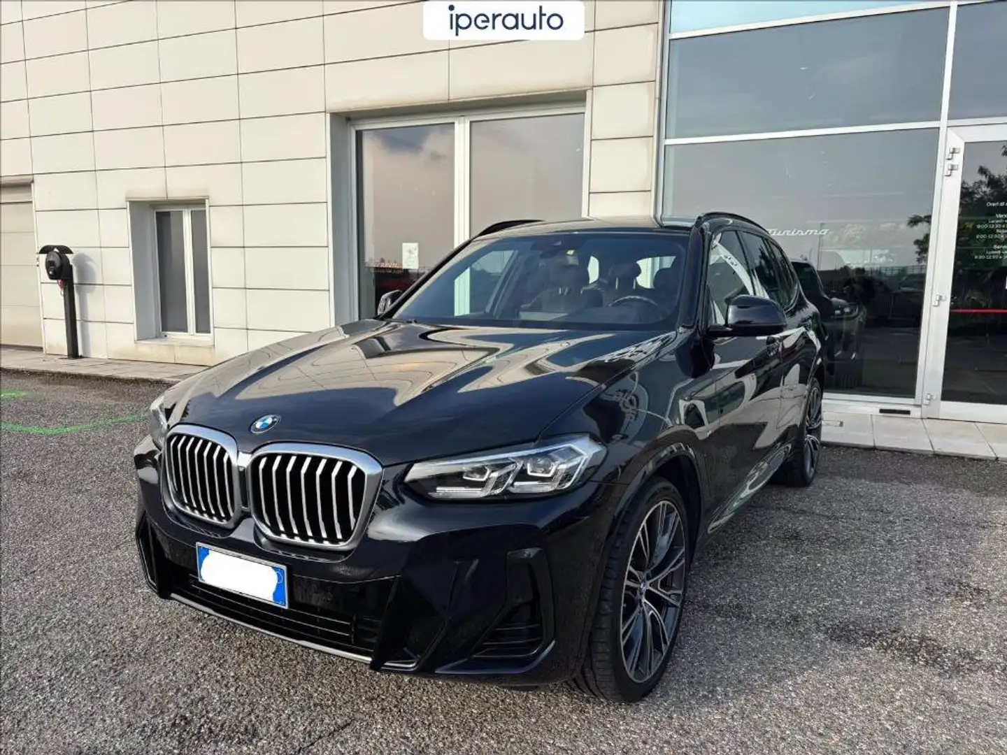 BMW X3 xdrive20d mhev 48V Msport auto *MY 2022* Zwart - 1