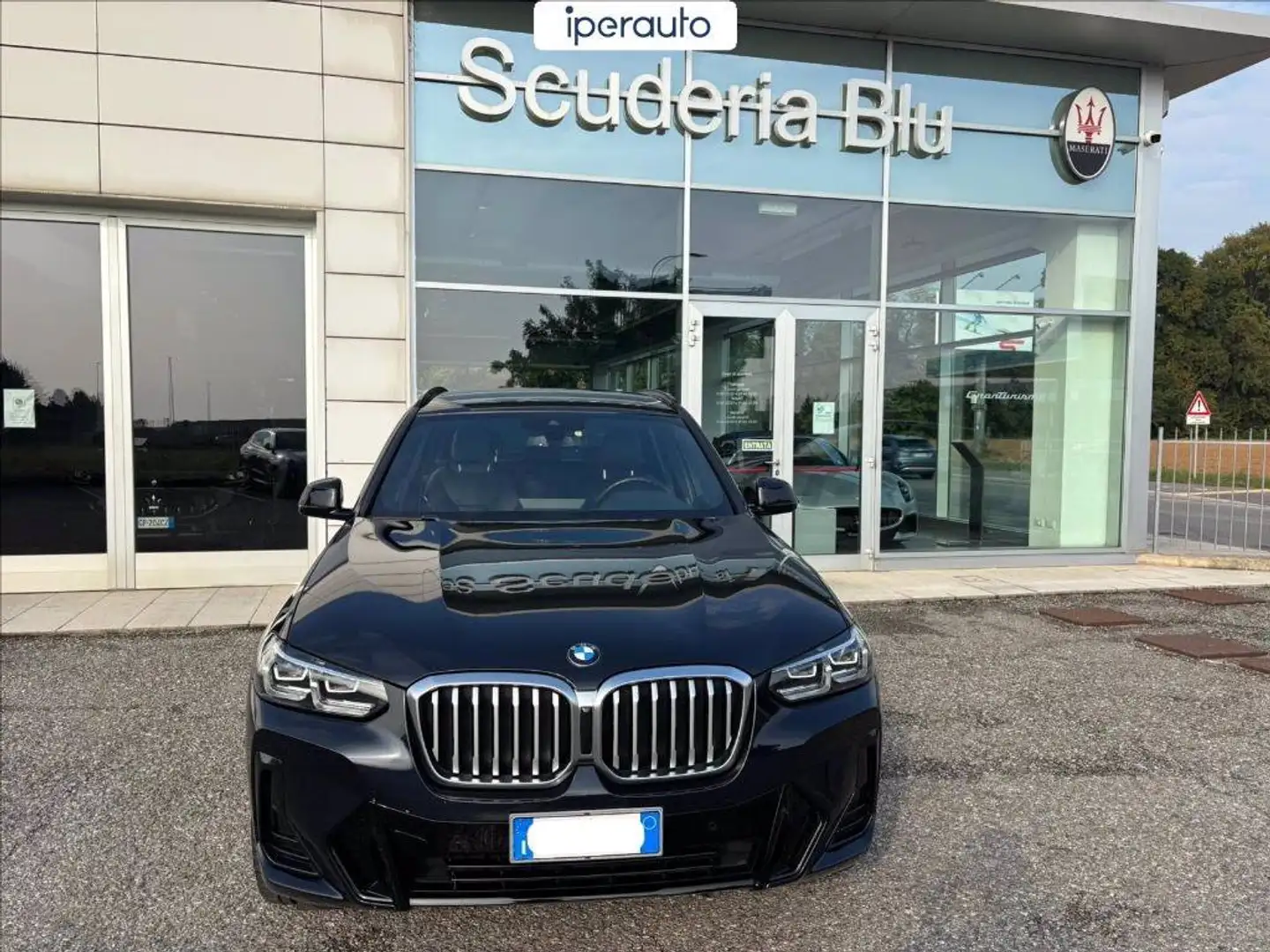 BMW X3 xdrive20d mhev 48V Msport auto *MY 2022* Zwart - 2