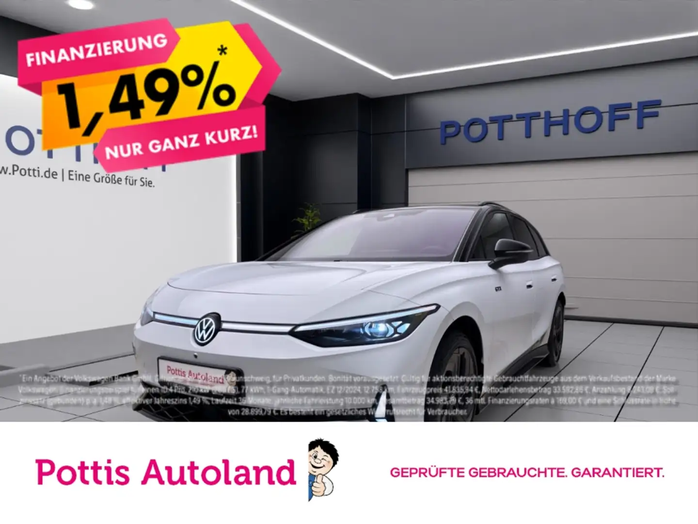Volkswagen ID.7 Tourer 4M GTX AHK NAVI IQ.LIGHT HuD Weiß - 1