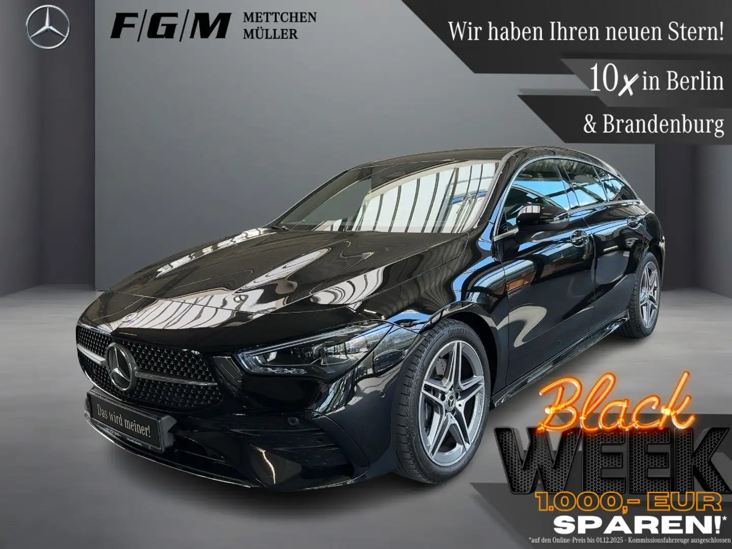 Mercedes-Benz CLA 200 SB AMG Line Advanced Plus KeyGo|MBeam Schwarz - 1
