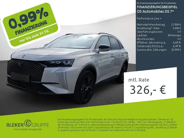 2024 DS Automobiles DS 7 in Silver for sale