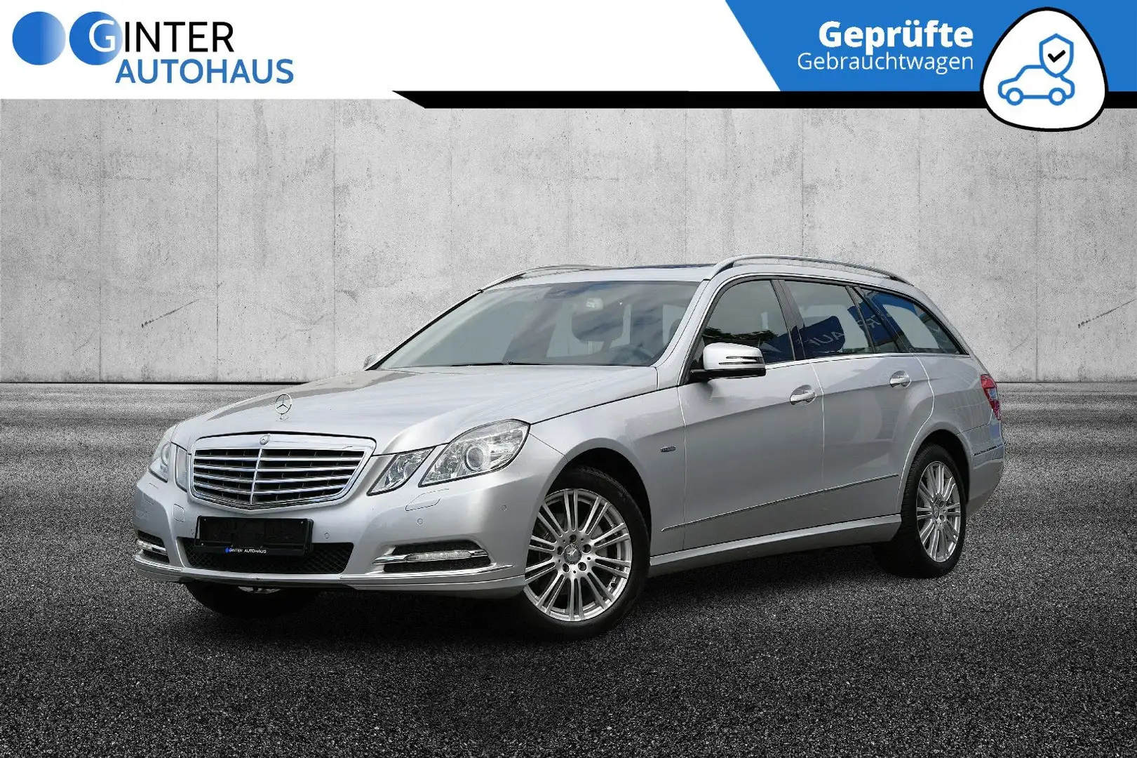 Mercedes-Benz E 200 T CGI BlueEfficiency Elegance*aus 1.Hand* Silber - 1