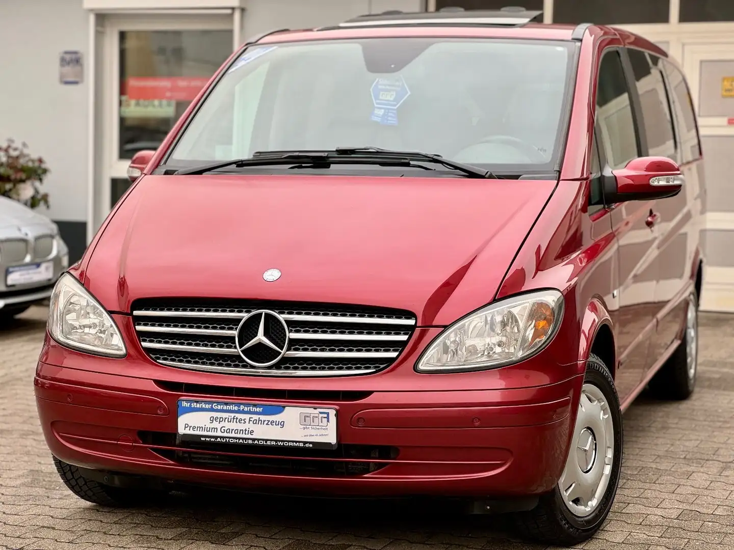 Mercedes-Benz Viano 3.0 CDI LANG*FUN*Autom*Klim*PDC*5Sitz+BETT Kırmızı - 1