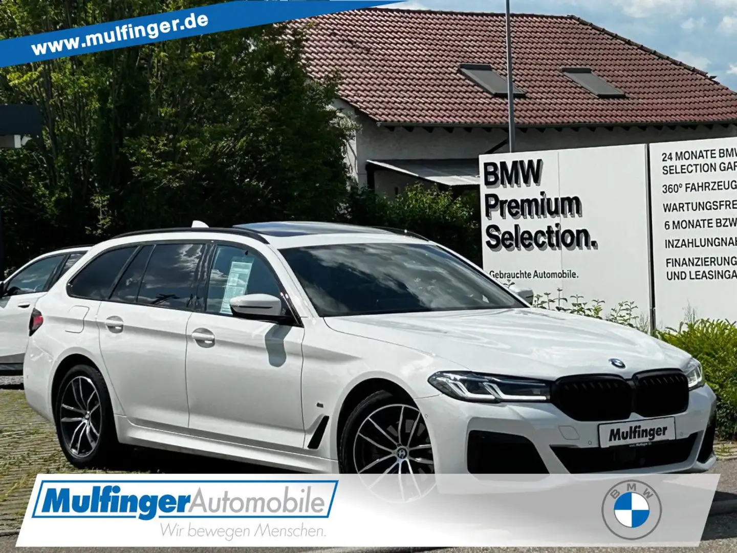 BMW 520 d T. M Sport HUD ACC Laser PanoD. Kamera AHK Bianco - 1