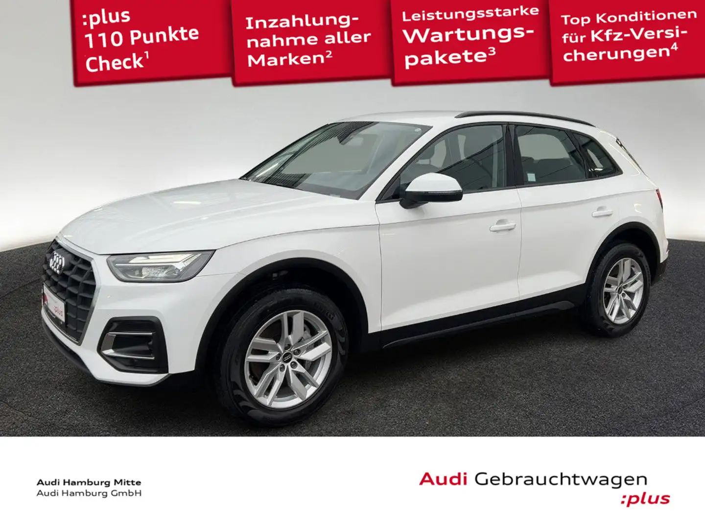 Audi Q5 40 TDI quattro S tronic Navi AHK Kamera Weiß - 1