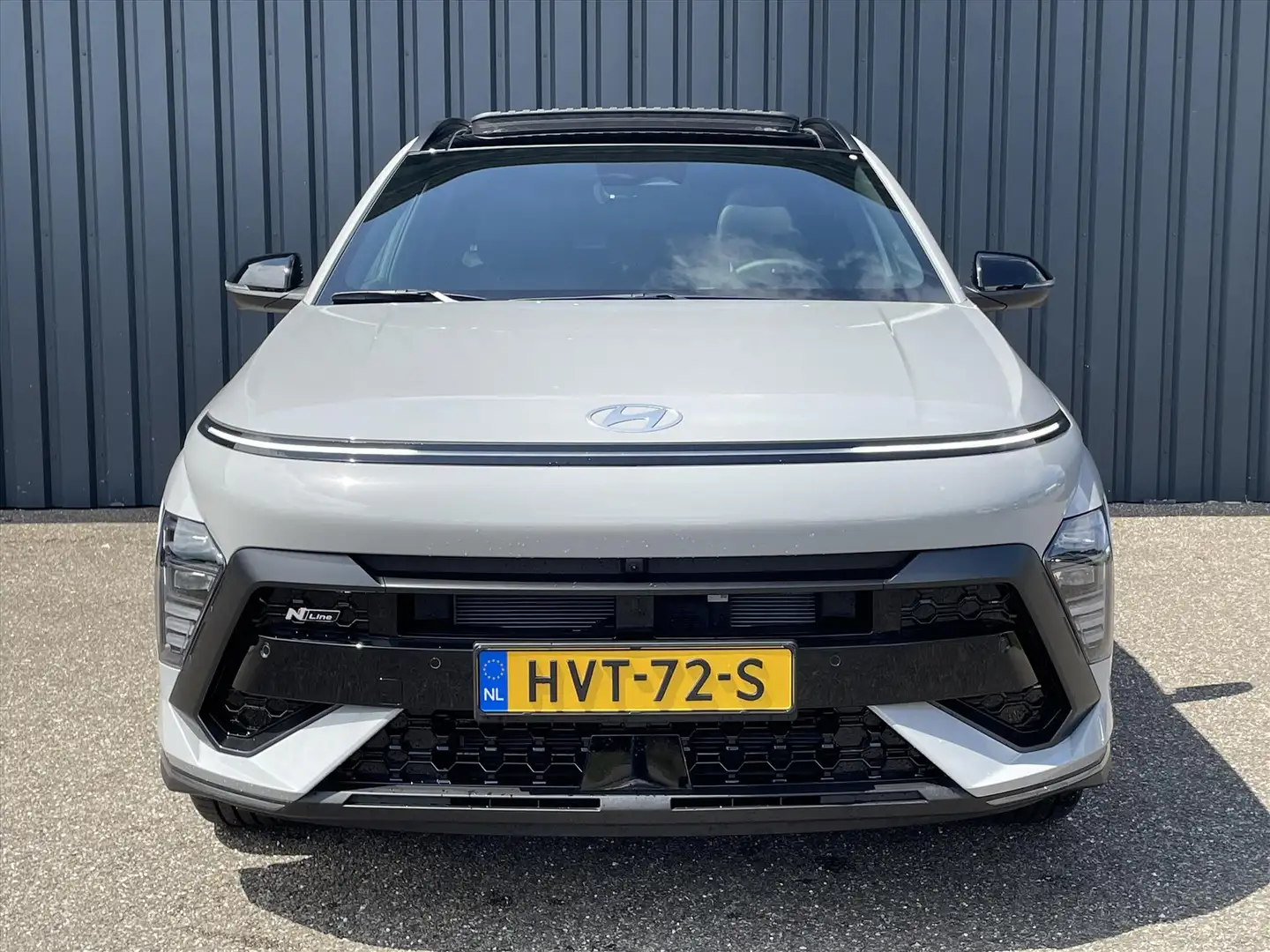 Hyundai KONA 1.6 GDI HEV 141pk DCT N Line Sky I Schuif/kantel D Grijs - 2