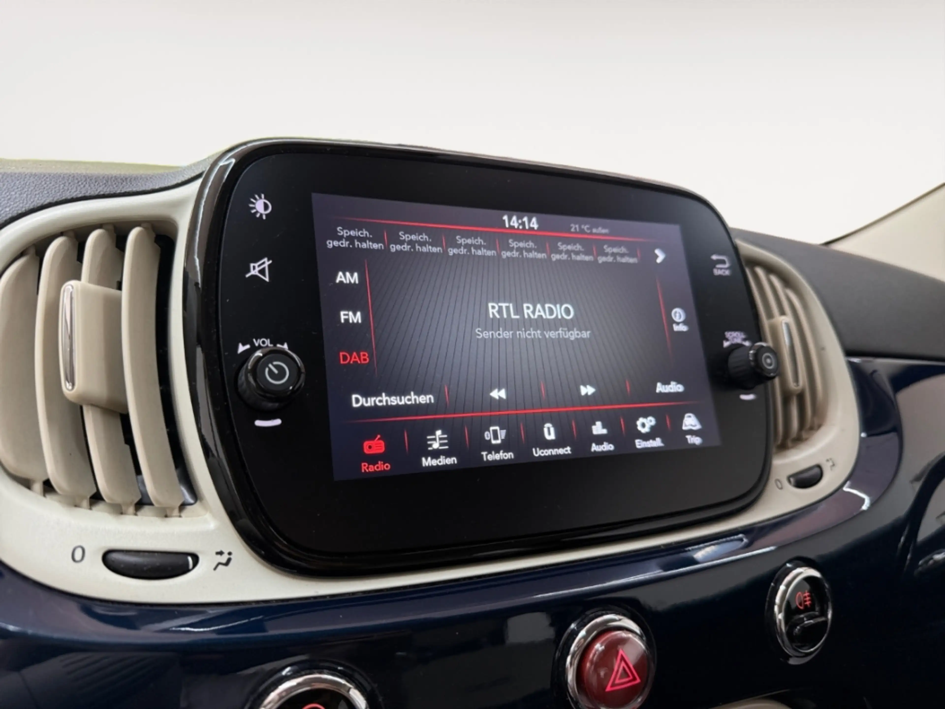 Fiat 500C Lounge TEMPOMAT APPLE/ANDROID ALU PDC BLUETOOTH KL — photo 10
