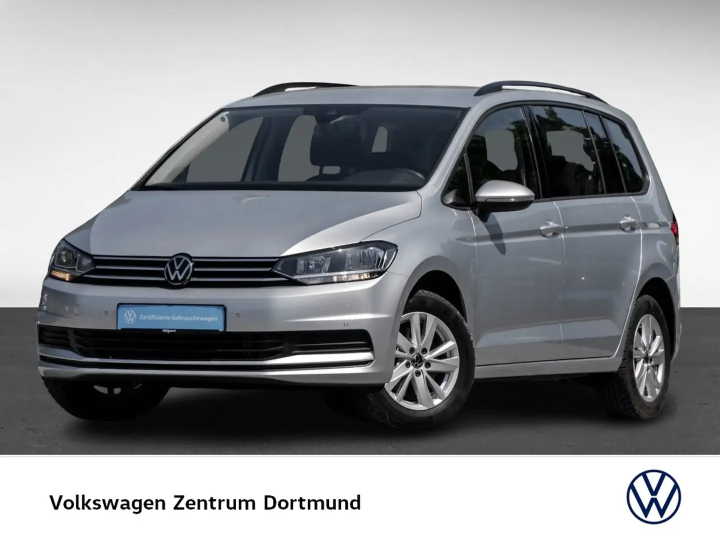 Volkswagen Touran 1.5 COMFORTLINE 7SITZE CAM ACC CARPLAY Zilver - 2