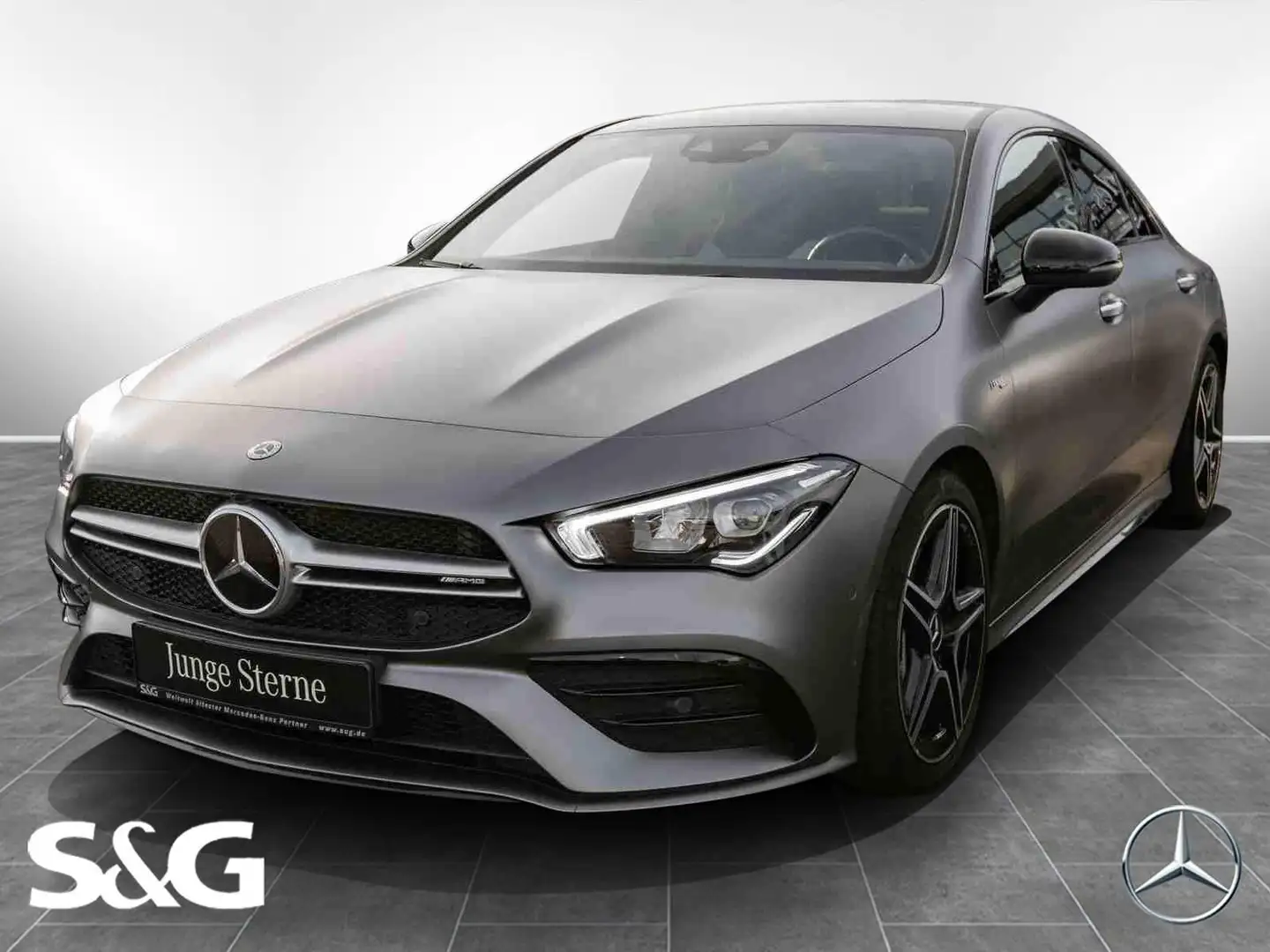 Mercedes-Benz CLA 35 AMG 4Matic|MBUX|RüKam|LED|Distro|Soundsys Grau - 1