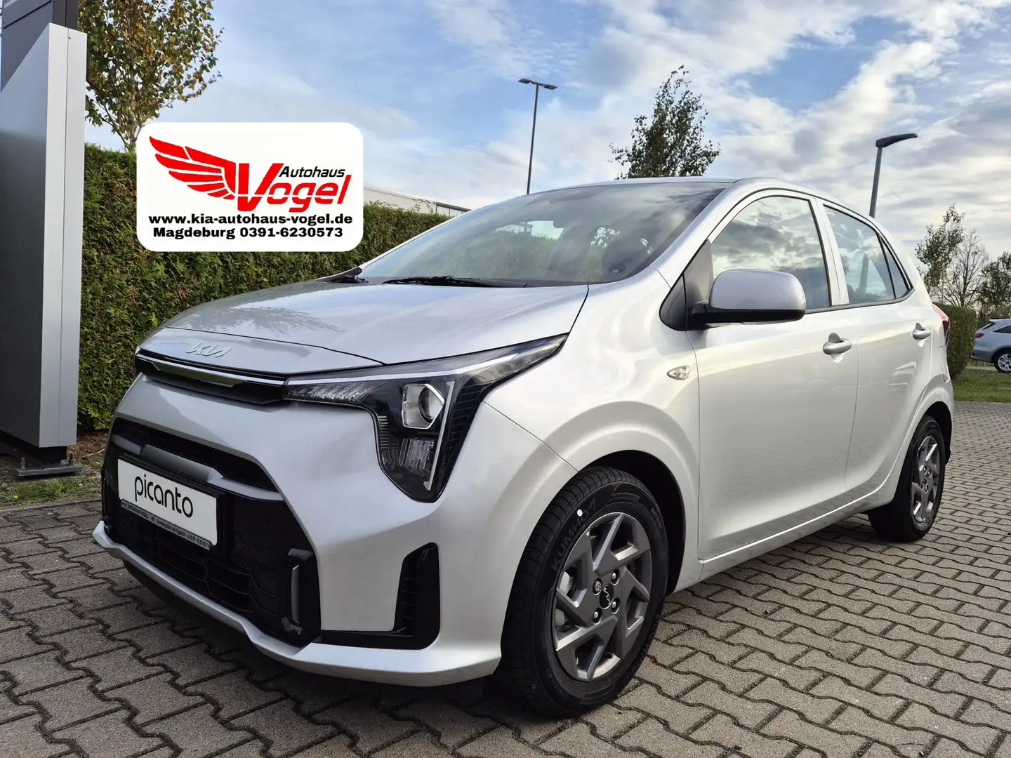 Kia Picanto 1.0 Vision Navi Kamera Sitz- & Lenkradheizung Silber - 1