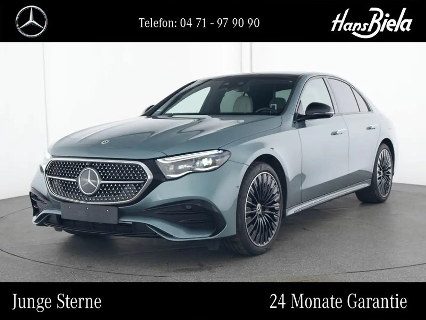 Mercedes-Benz E 400 E 400 e 4M AMG Prem+/Night/20"/Supers/Burm/Mass TV Argent - 1
