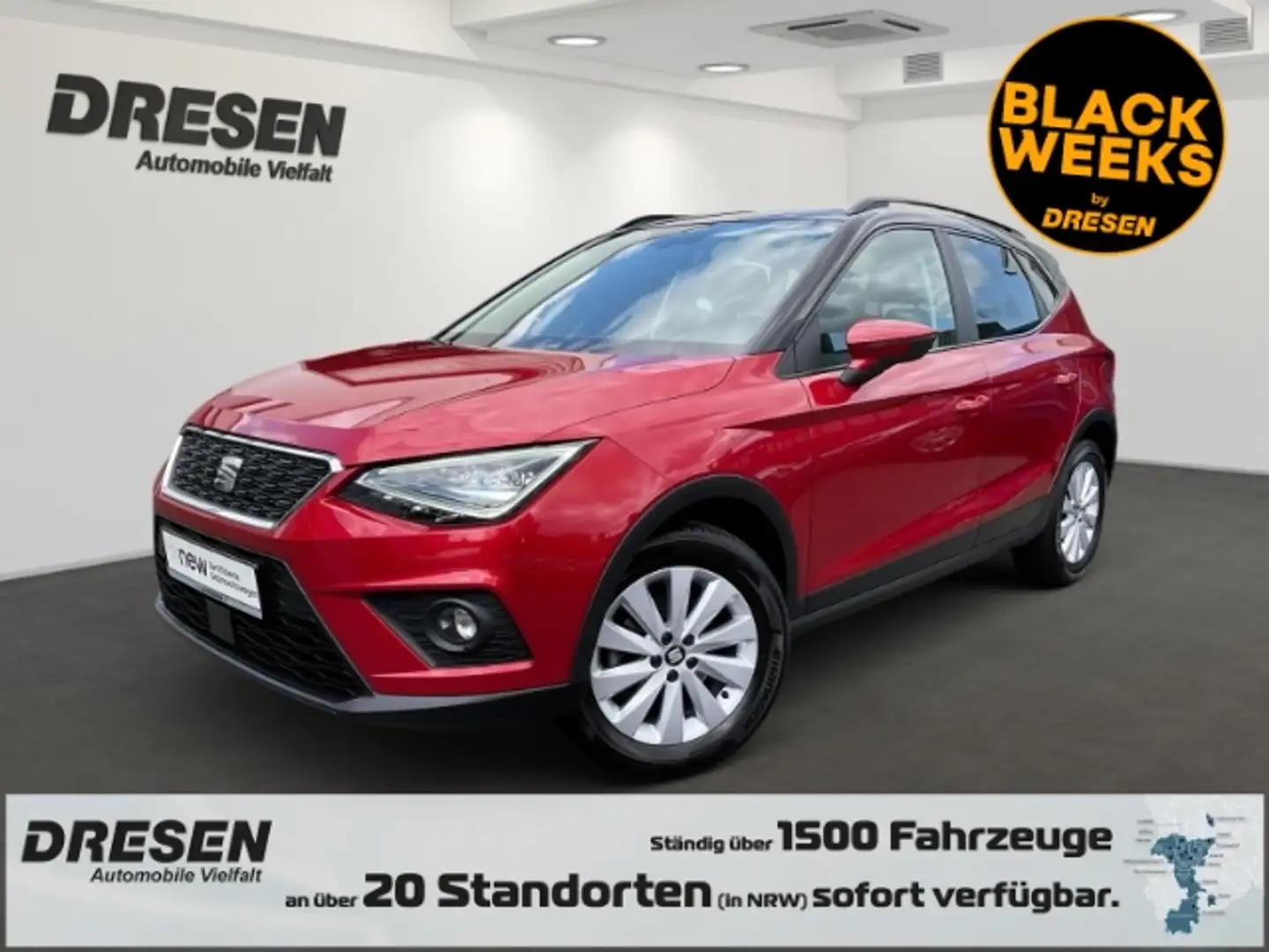 SEAT Arona Style BEATS 1.0 TSI DAB-RADIO LED-SCHEINWERFER BEA Rojo - 1
