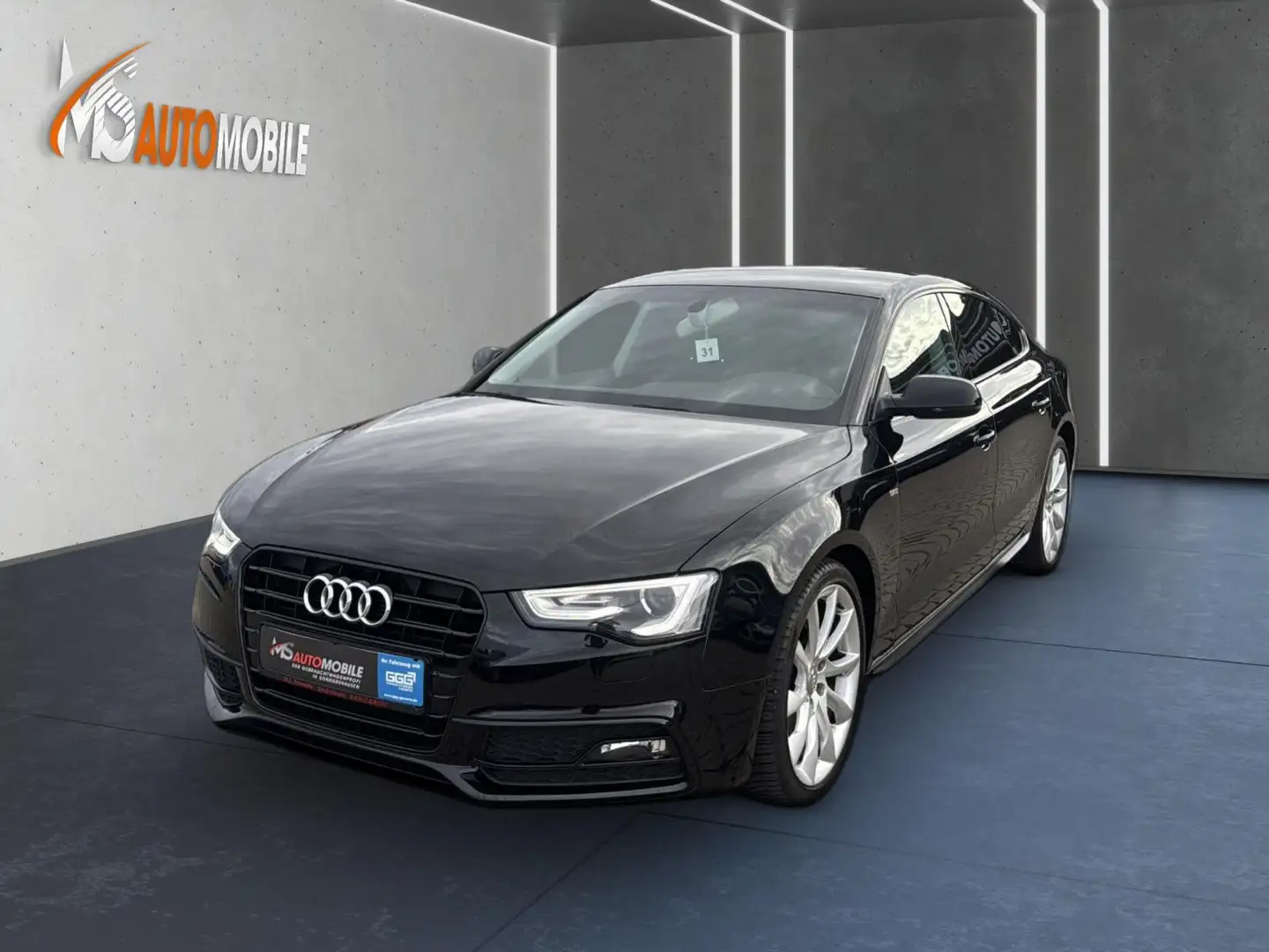 Audi A5 Sportback S line 2.0 TDI+BI-XENON+PDC+SCHECKH Noir - 1