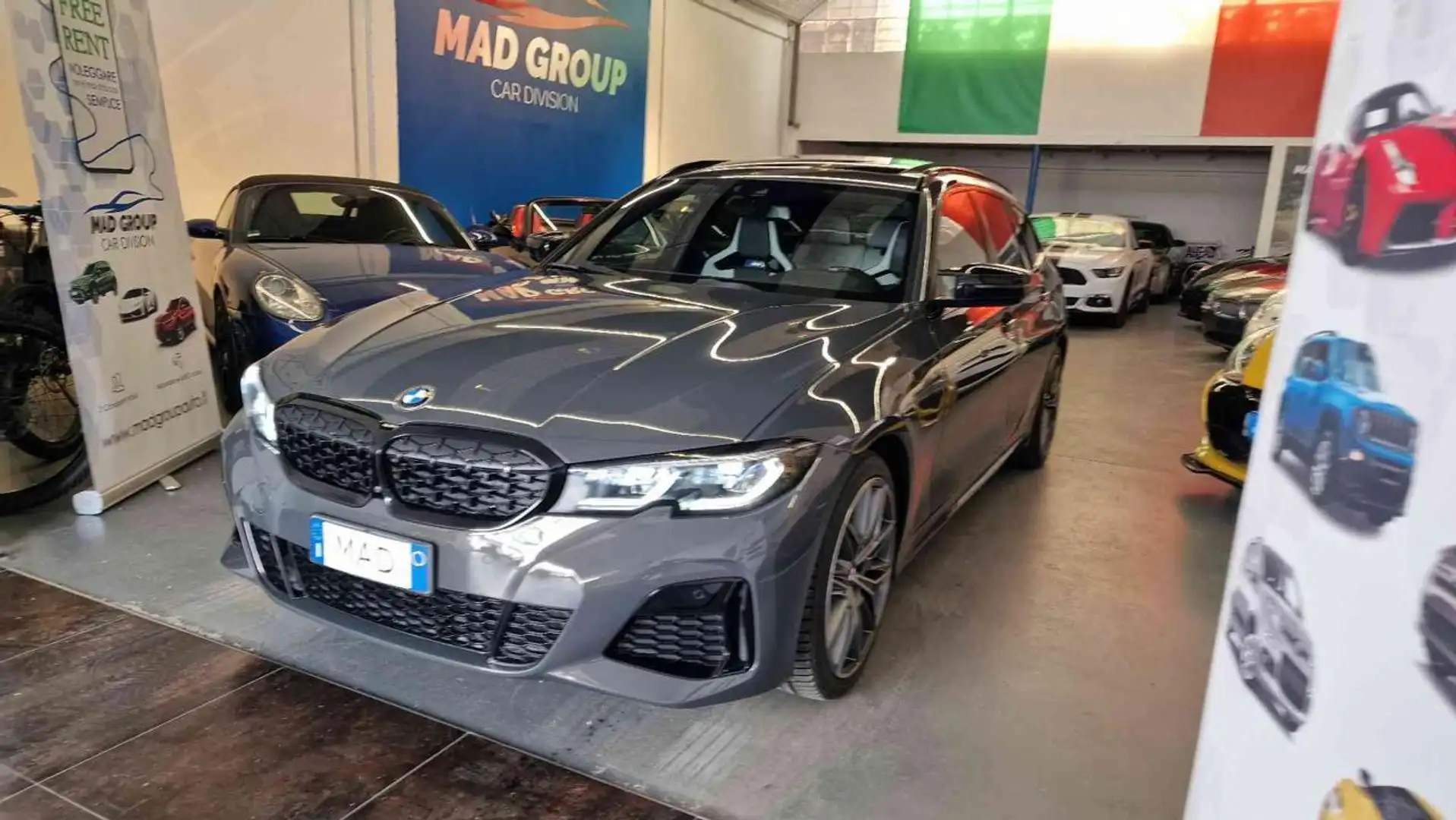 BMW 340 M 340d 48V xDrive M-SPORT MSPORT TETTO! SEDILI M Grijs - 1