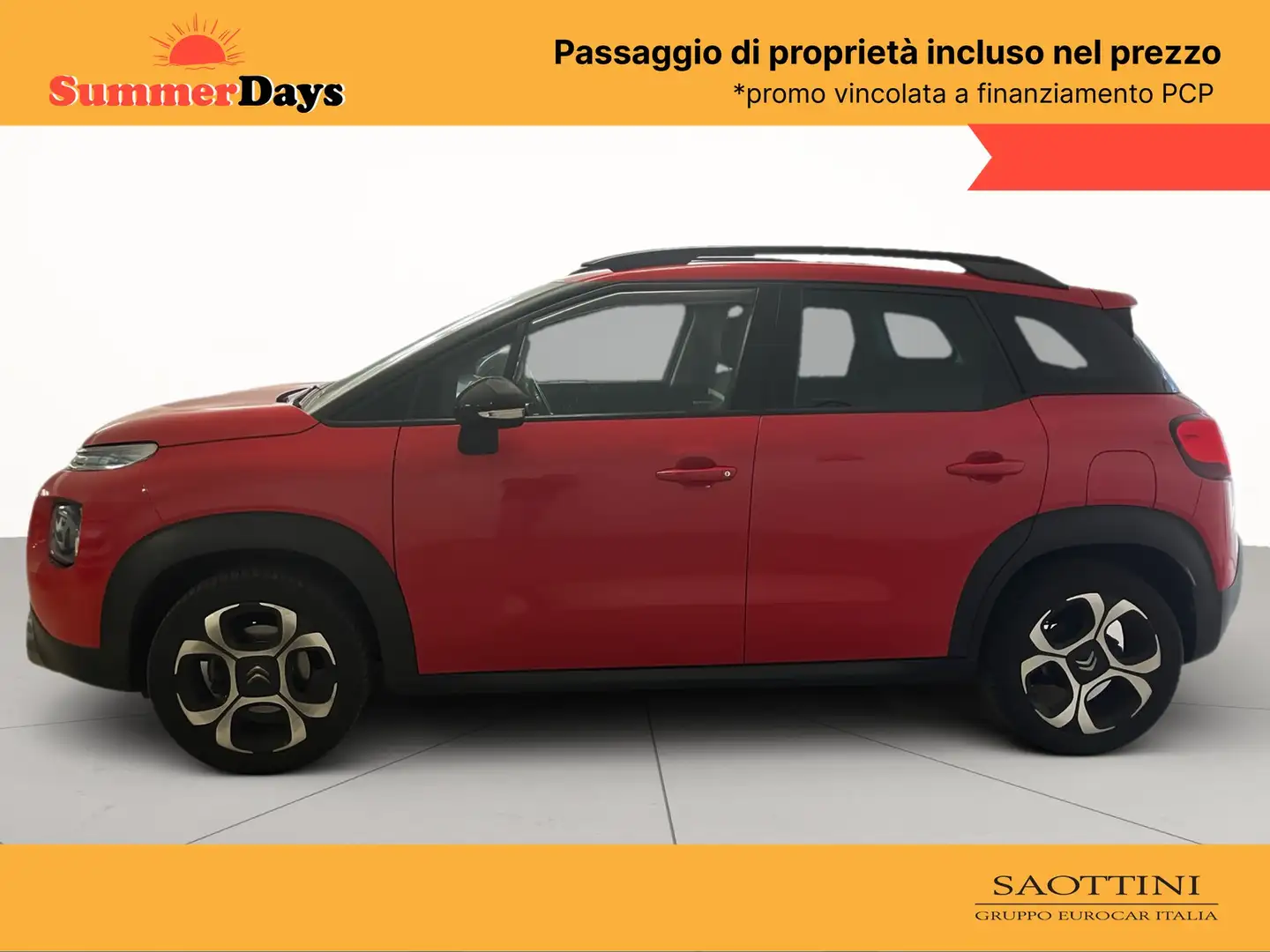 Citroen C3 Aircross 1.2 Puretech Shine s&s 110 CV Rosso - 2