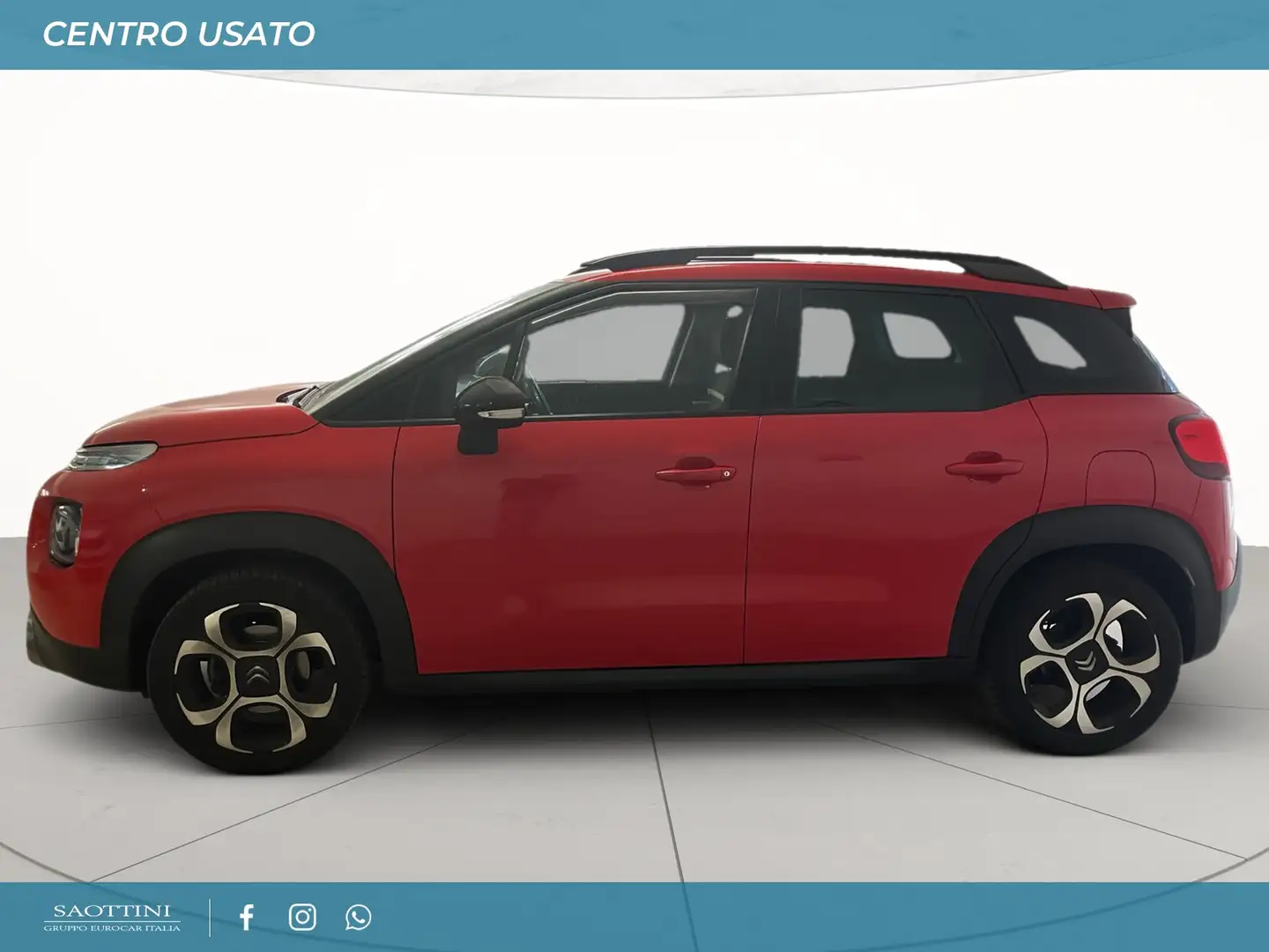 Citroen C3 Aircross 1.2 Puretech Shine s&s 110 CV Rood - 2