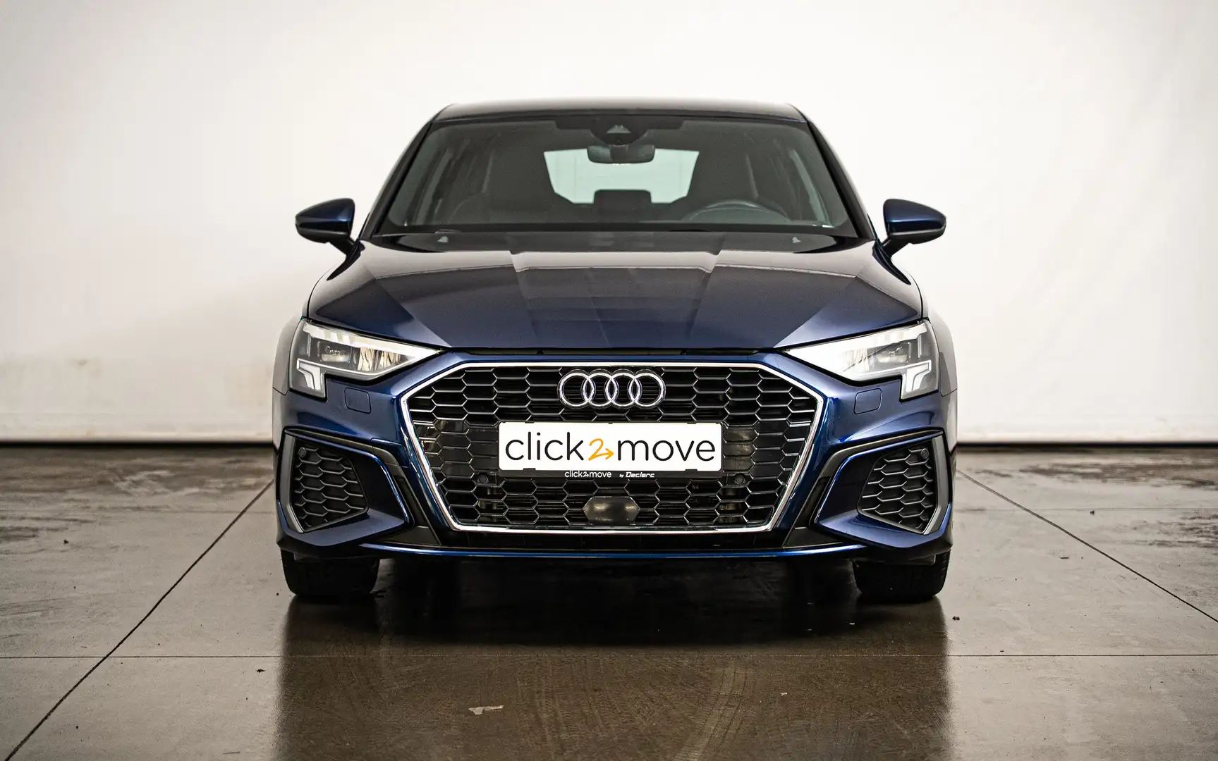 Audi A3 Sportback 35 TFSI S line S tronic *Volant Sport* Blauw - 2