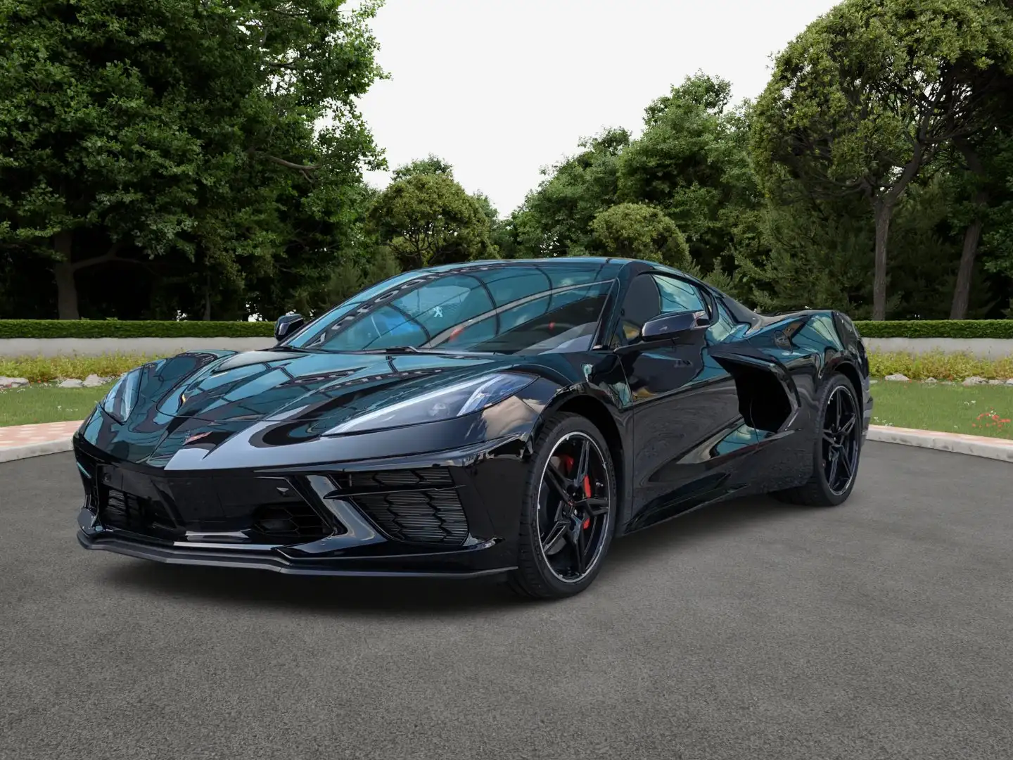 Corvette C8 Coupe 6.2 Stingray 3LT auto Černá - 1