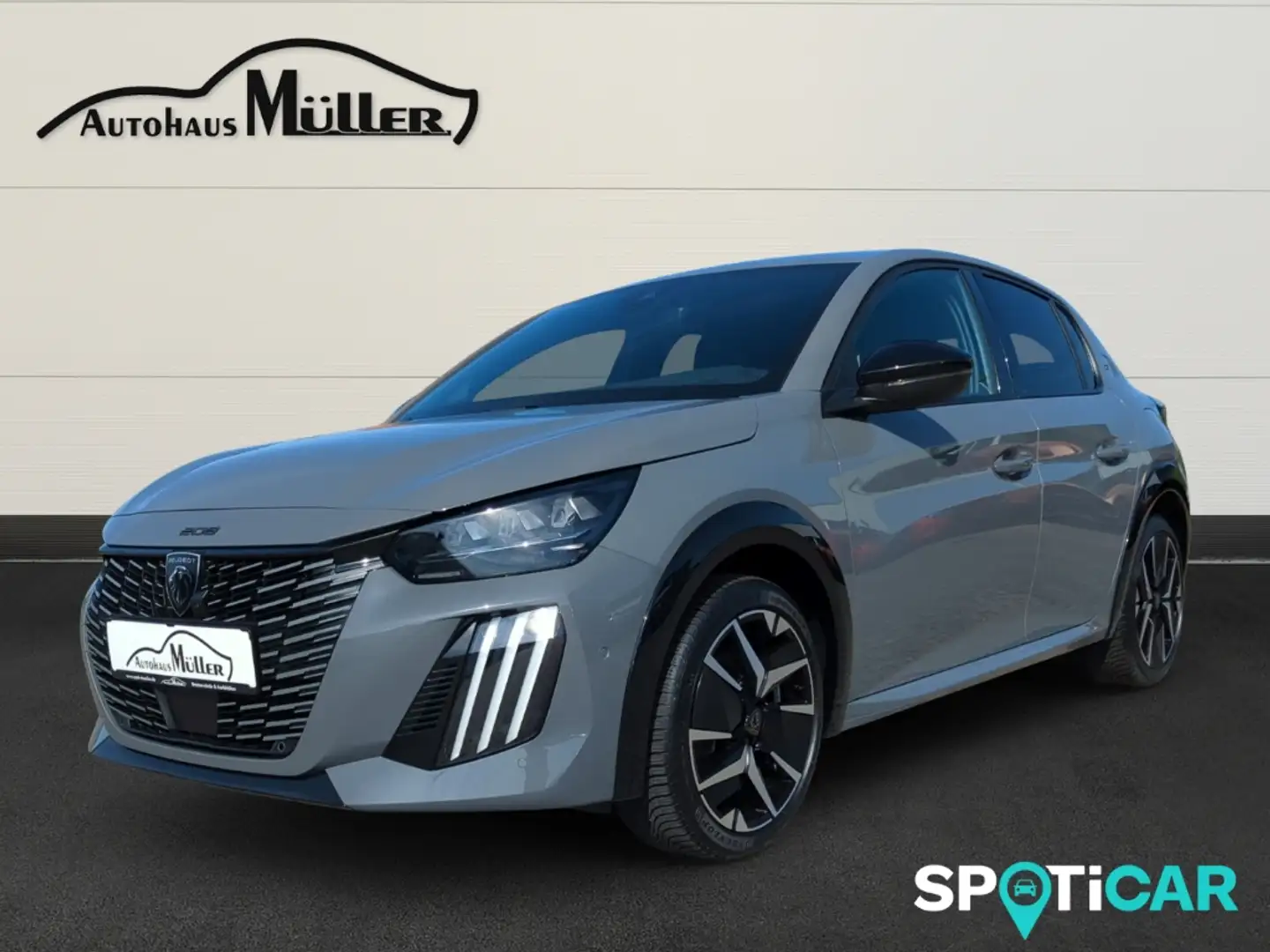 Peugeot 208 GT 1.2 PureTech 100 +17Zoll+Navi+Allwetter+ Grau - 1