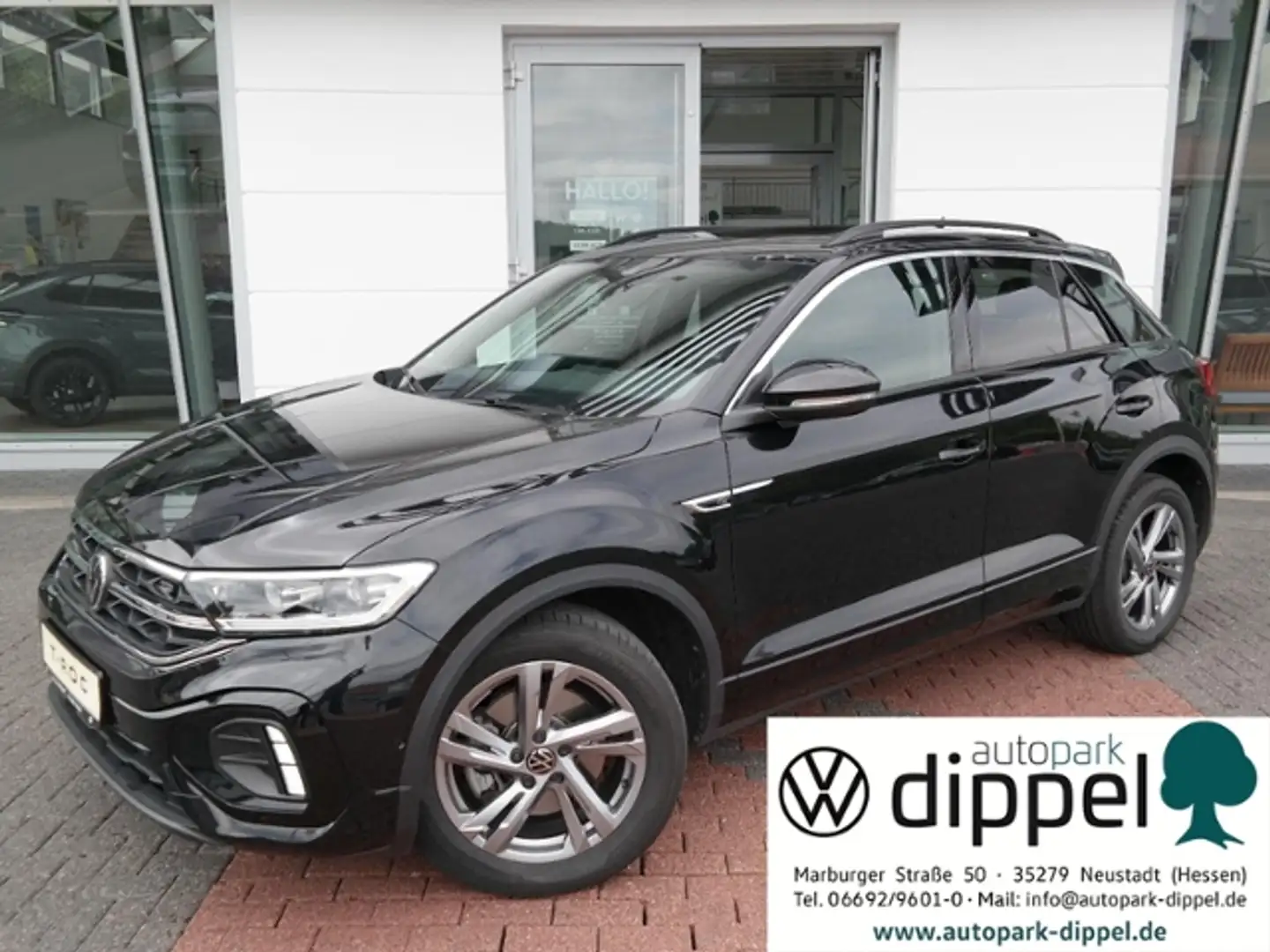 Volkswagen T-Roc 2.0 TSI R-Line 4M DSG AHK Sthzg,Pano,Leder,Kamera Noir - 1