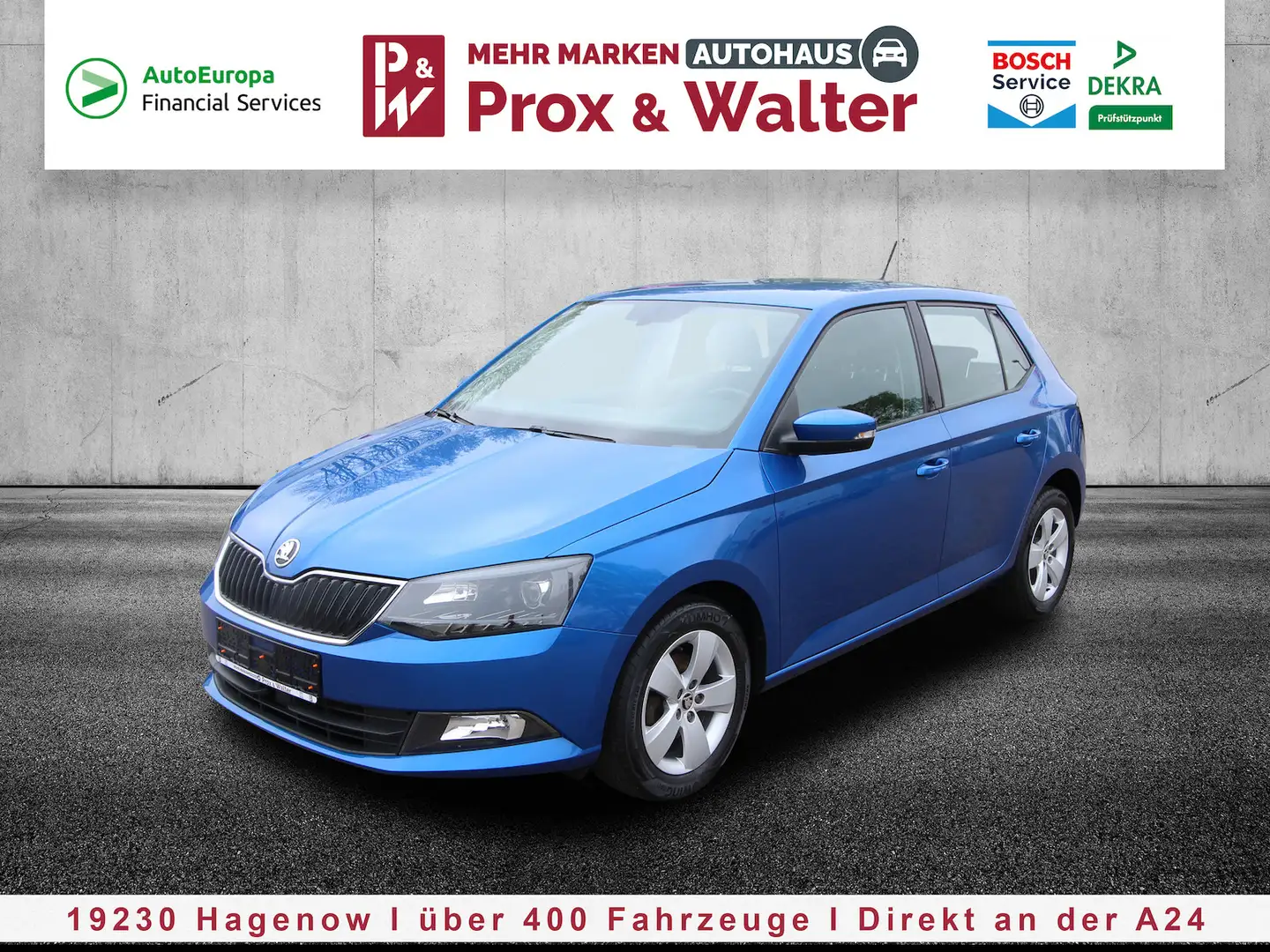 Skoda Fabia 1.0 TSI Style Plus NAVI+SITZHEIZUNG Blau - 2