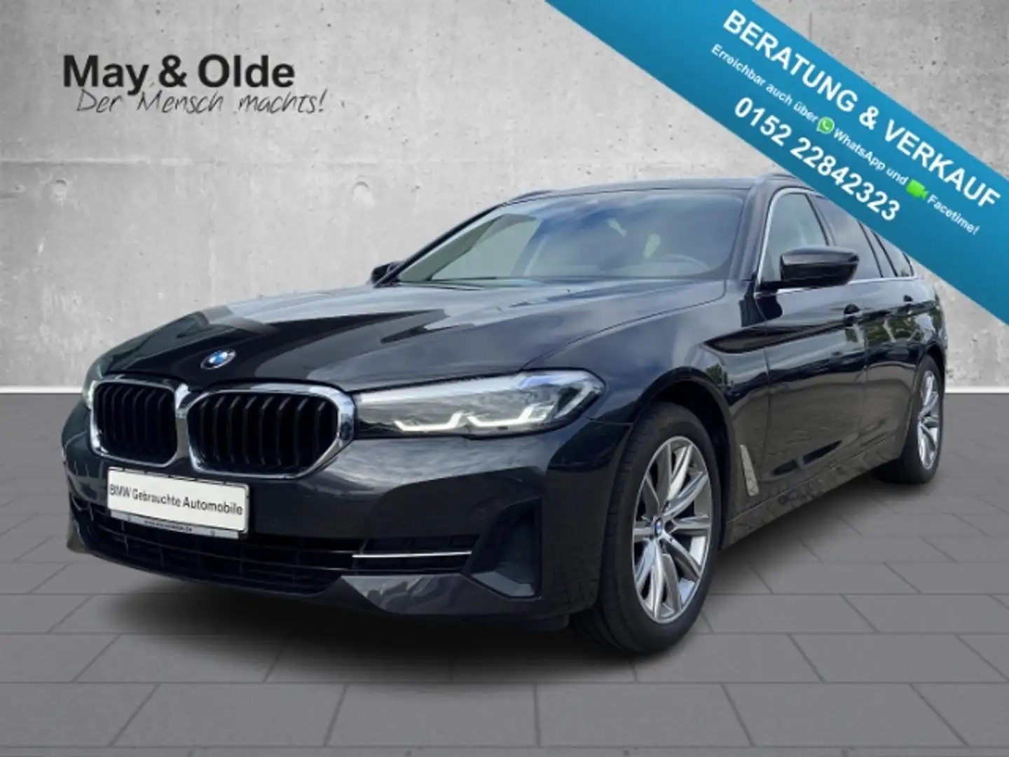 BMW 520 i Touring HUD Pano Navi HarKar PA LED Sportsitze Grau - 1