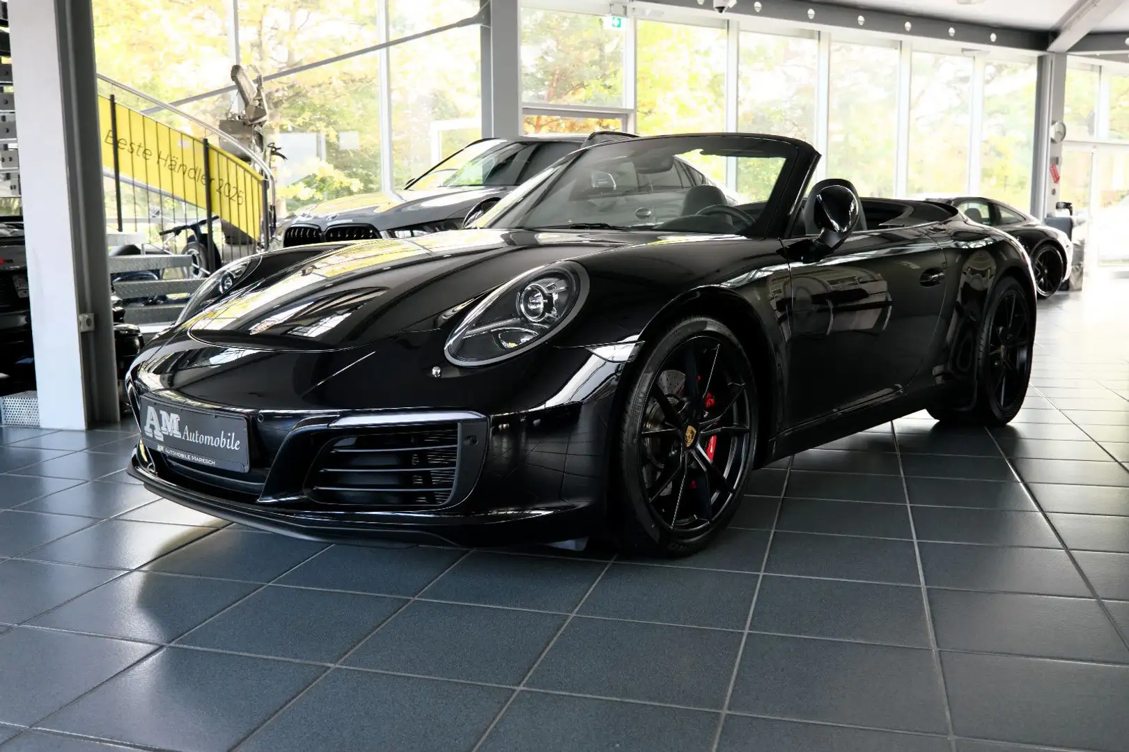 Porsche 911 991 Carrera S Cabrio Sportauspuff Orig. 28'KM DE Schwarz - 1