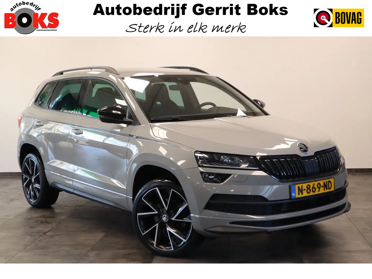 Skoda Karoq 1.5 TSI ACT Sportline Business Full-led Navigatie Grijs - 1