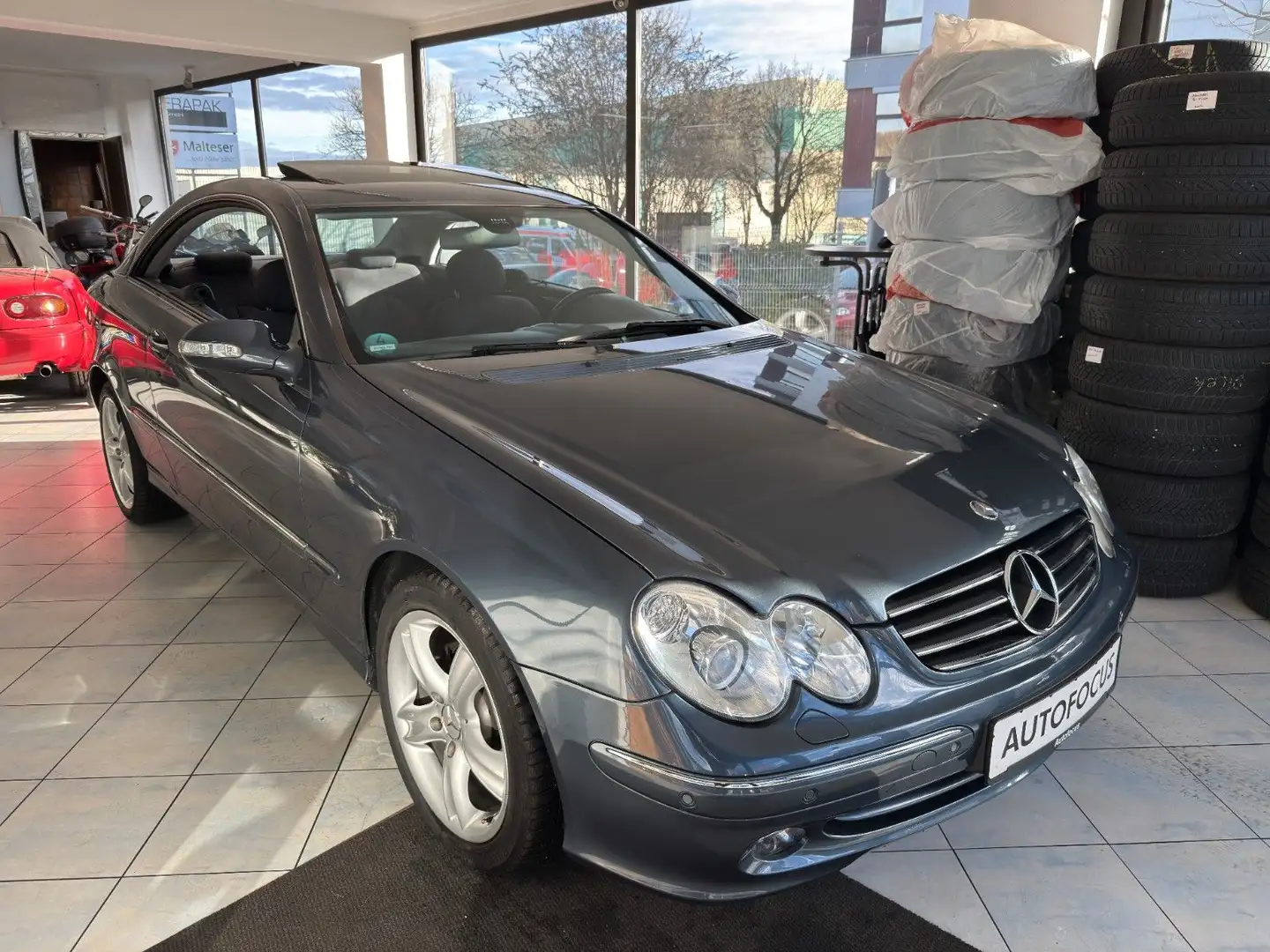 Mercedes-Benz CLK 200 Coupe Kompressor Avantgarde*Erstbesitz* Srebrny - 1