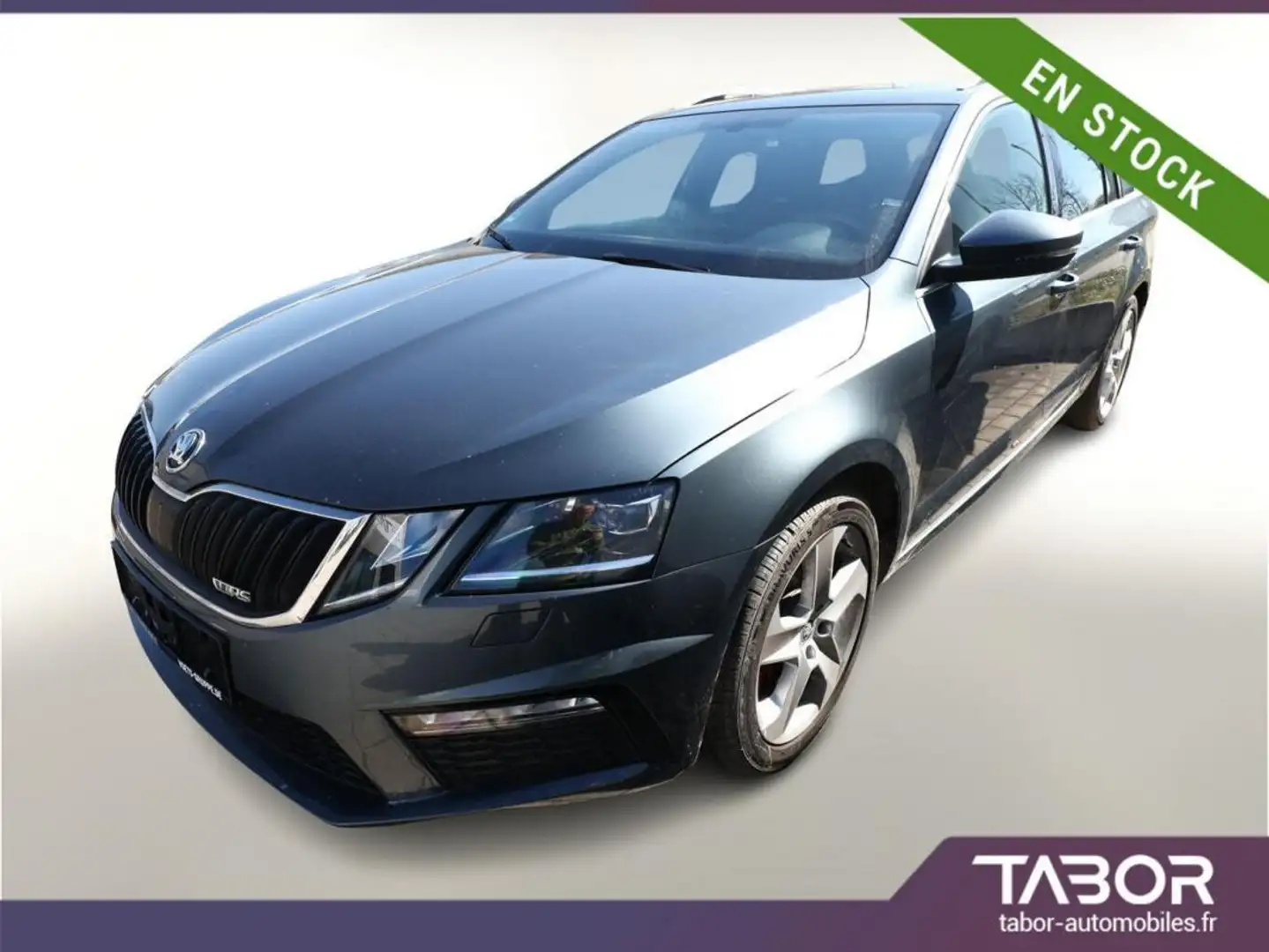 Skoda Octavia Combi 2.0 TSI 230 DSG RS Pano LED Gris - 1