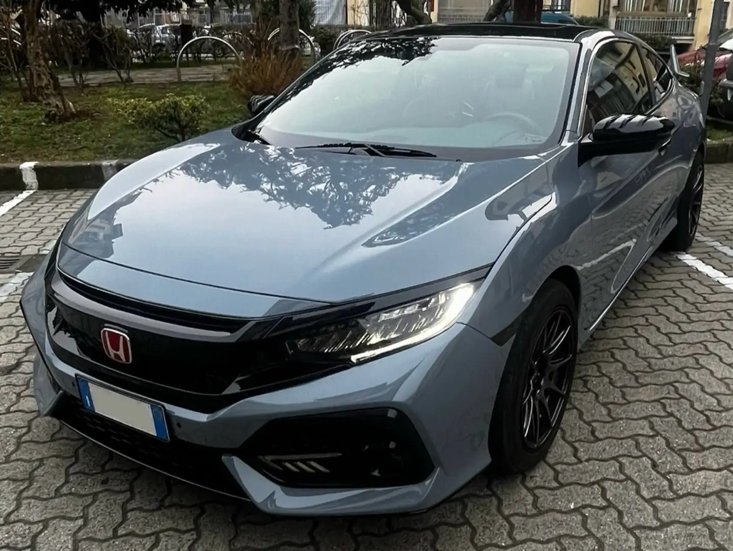 Honda Civic 3p 1.5t - UNICA IN ITALIA Grigio - 1