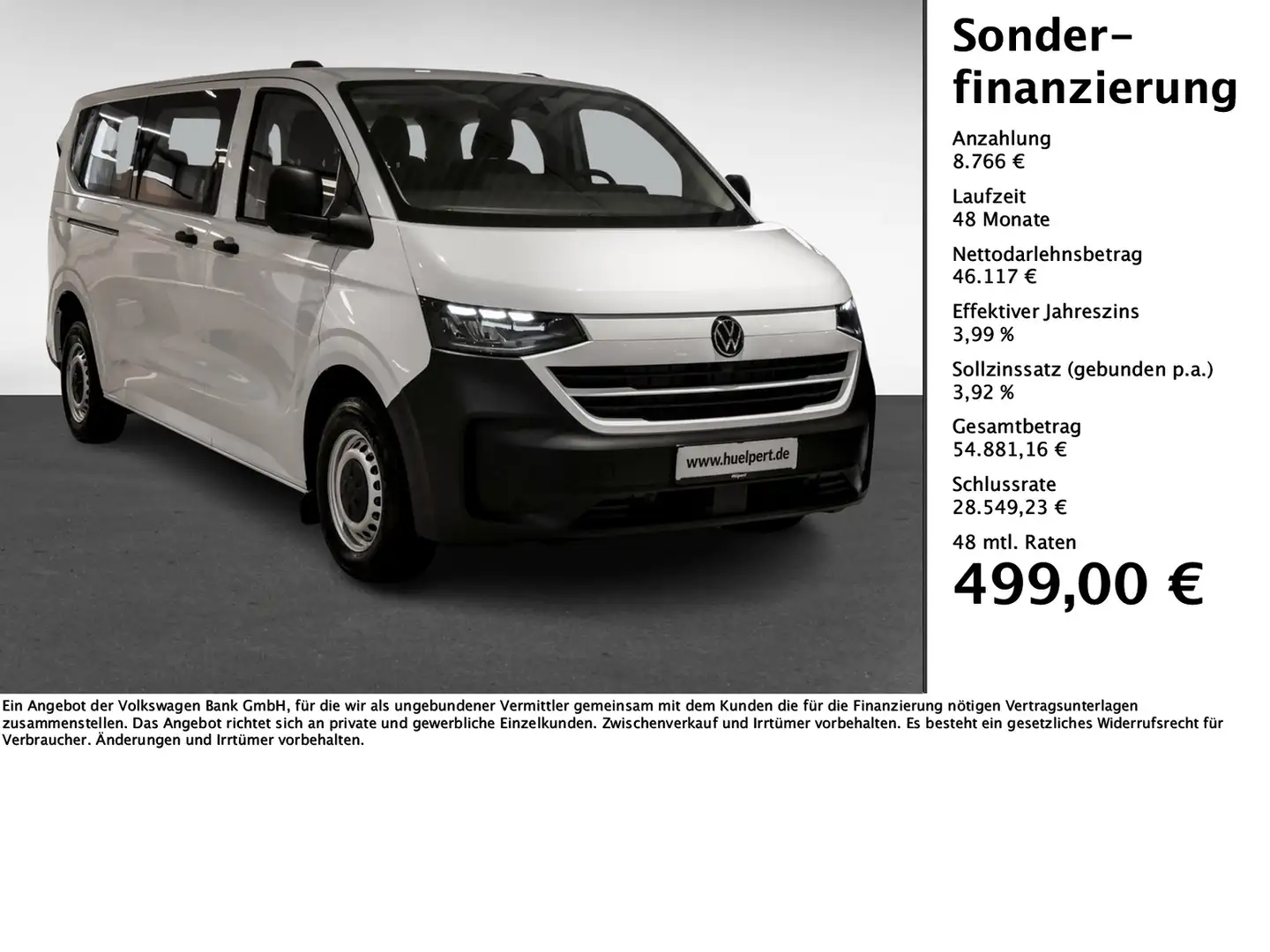 Volkswagen T7 Kombi LR 110 kW TDI Automatik Blanco - 1