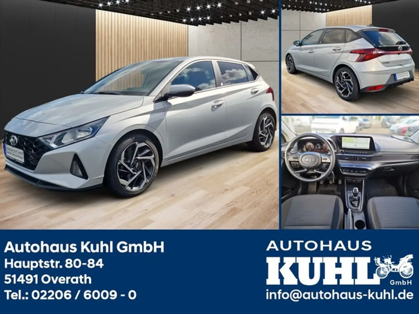 Hyundai i20 1.0 Edition 30+ Navi,Klima,BOSE Silber - 1