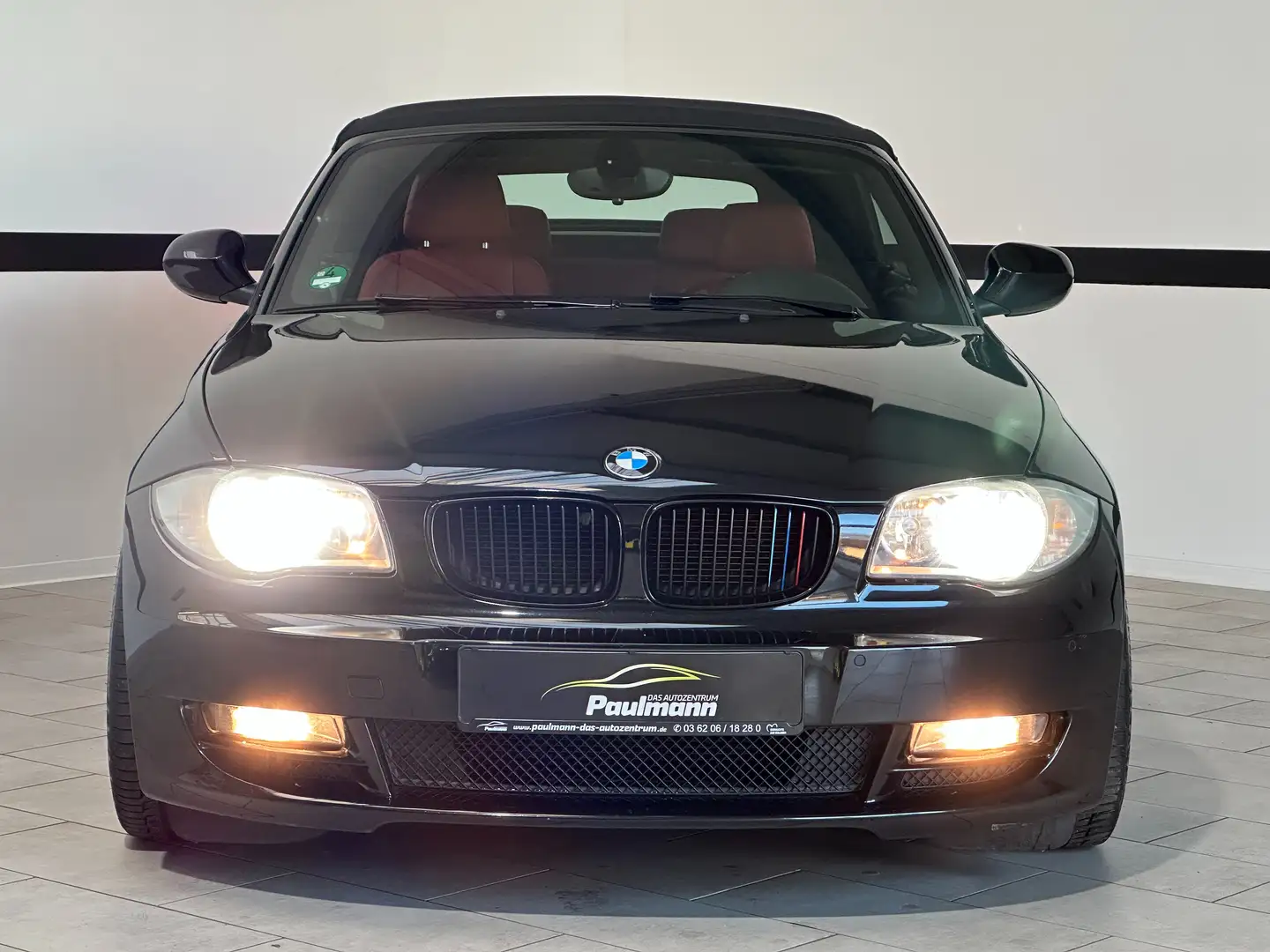 BMW 118 118 i Cabrio Leder*Klimaaut.*Sitzheizung*PDC*Alu* Schwarz - 2