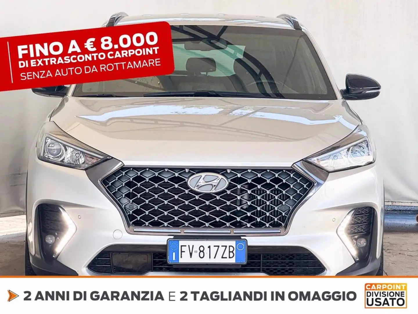 Hyundai TUCSON 1.6 crdi 48v exellence leather pack 2wd 136cv my20 Grigio - 2