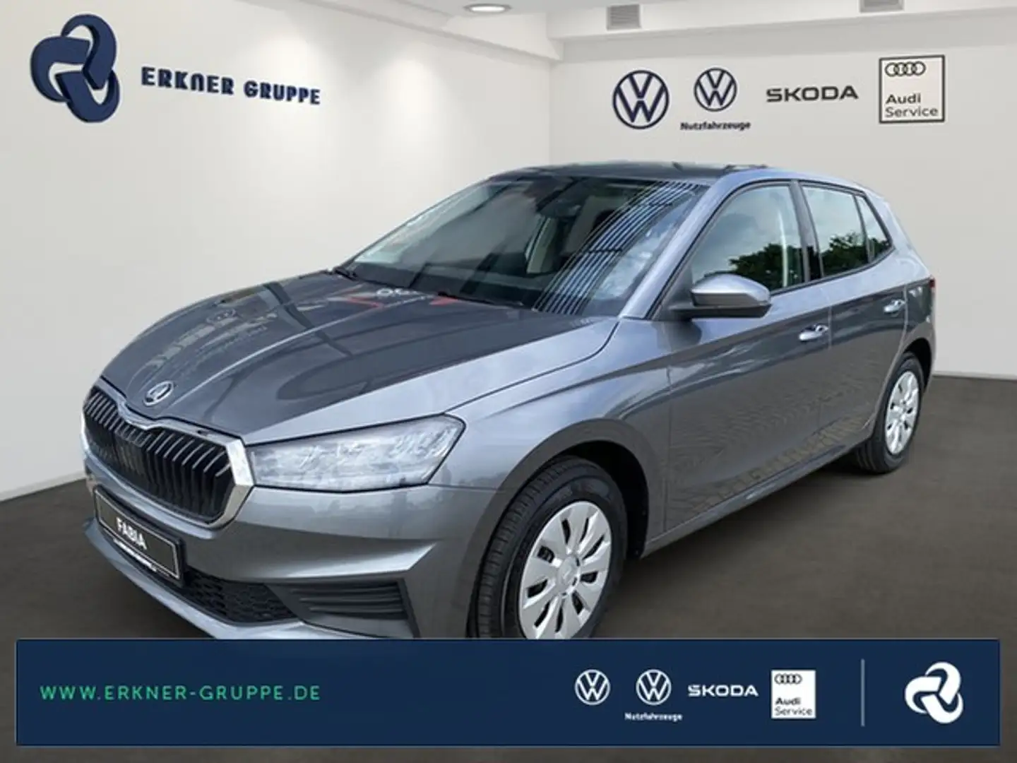 Skoda Fabia 1.0 Active KLIMA+PDC+SITZHZG+ Grijs - 1