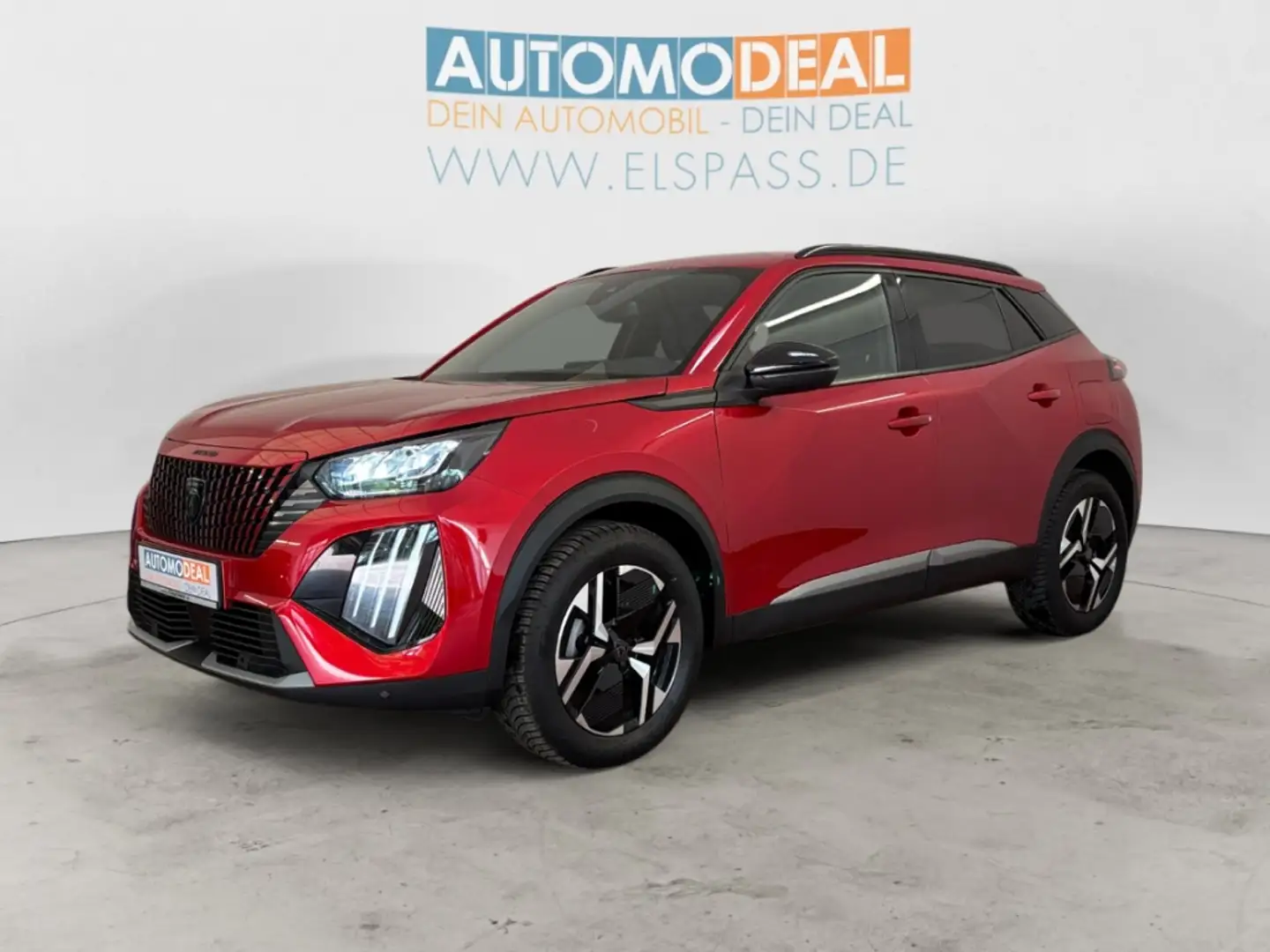 Peugeot 2008 Allure AUTOMATIK ALLWETTER NAV LED DIG-DISPLAY KAM Rot - 2