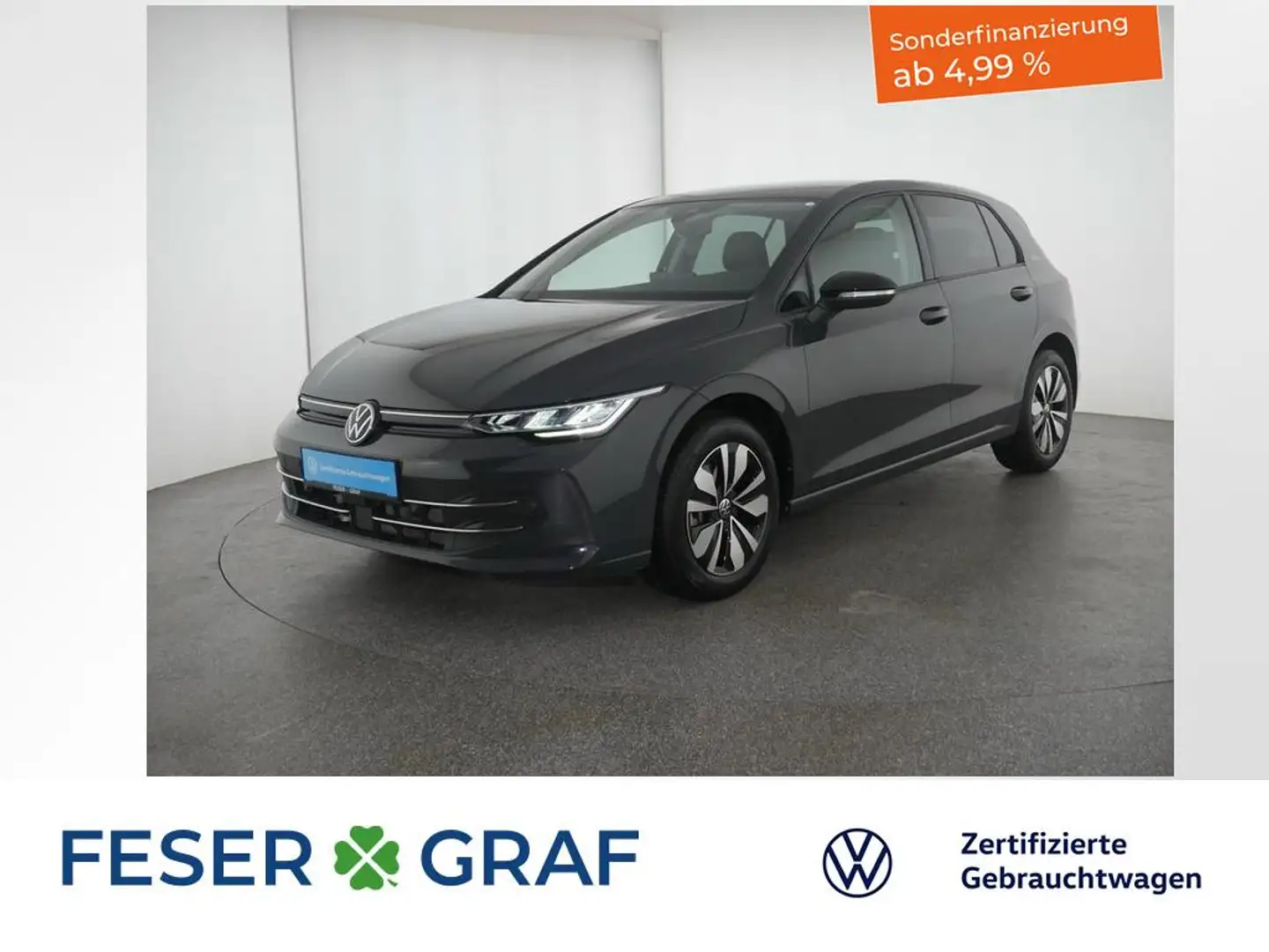 Volkswagen Golf 1.5TSI Goal DSG LED ACC Rückfahrkamera 16" Grau - 1