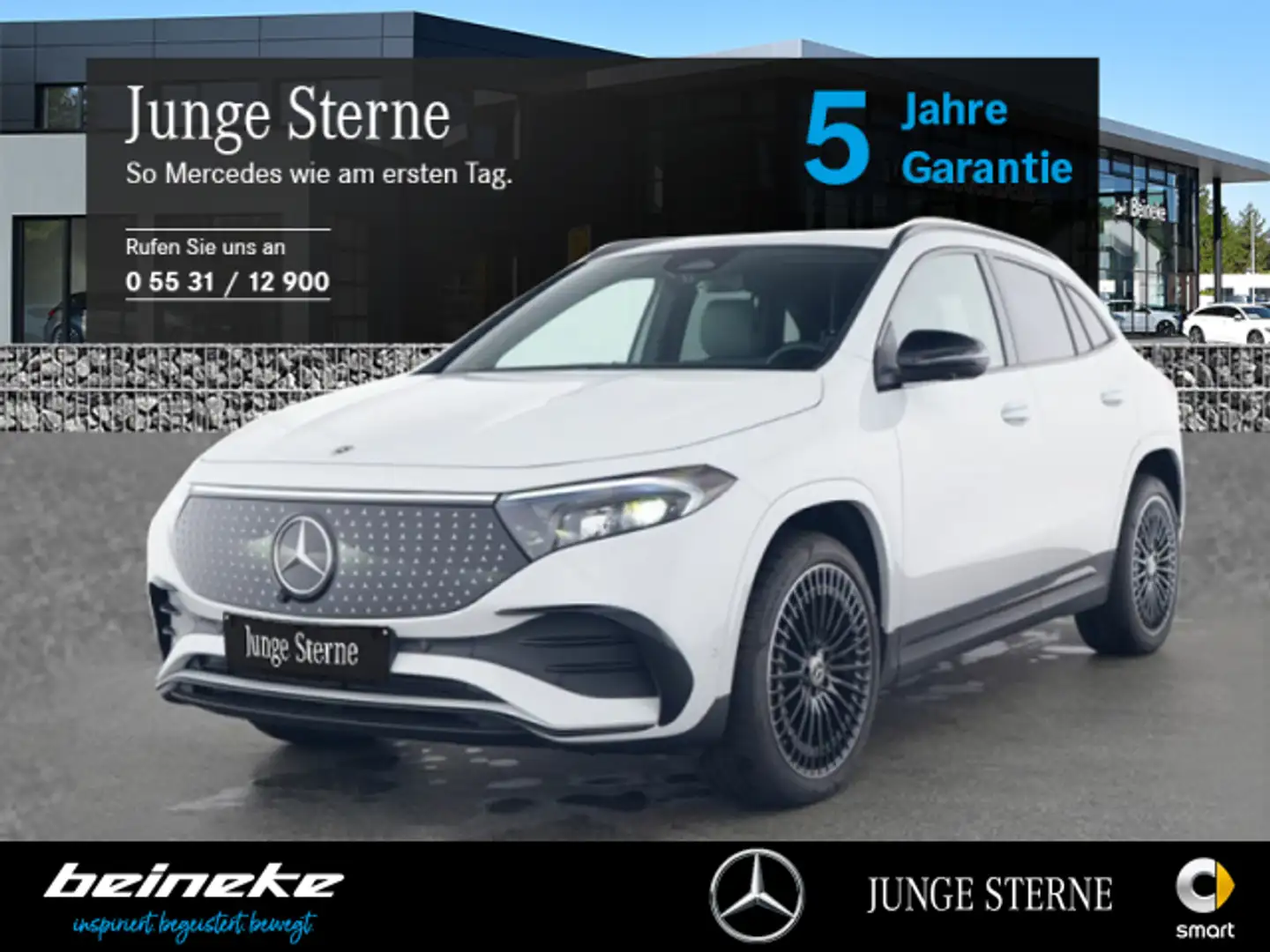 Mercedes-Benz EQA 250 EQA 250+ AMG Premium 20" Distr Burm Headup 360° Blanc - 1