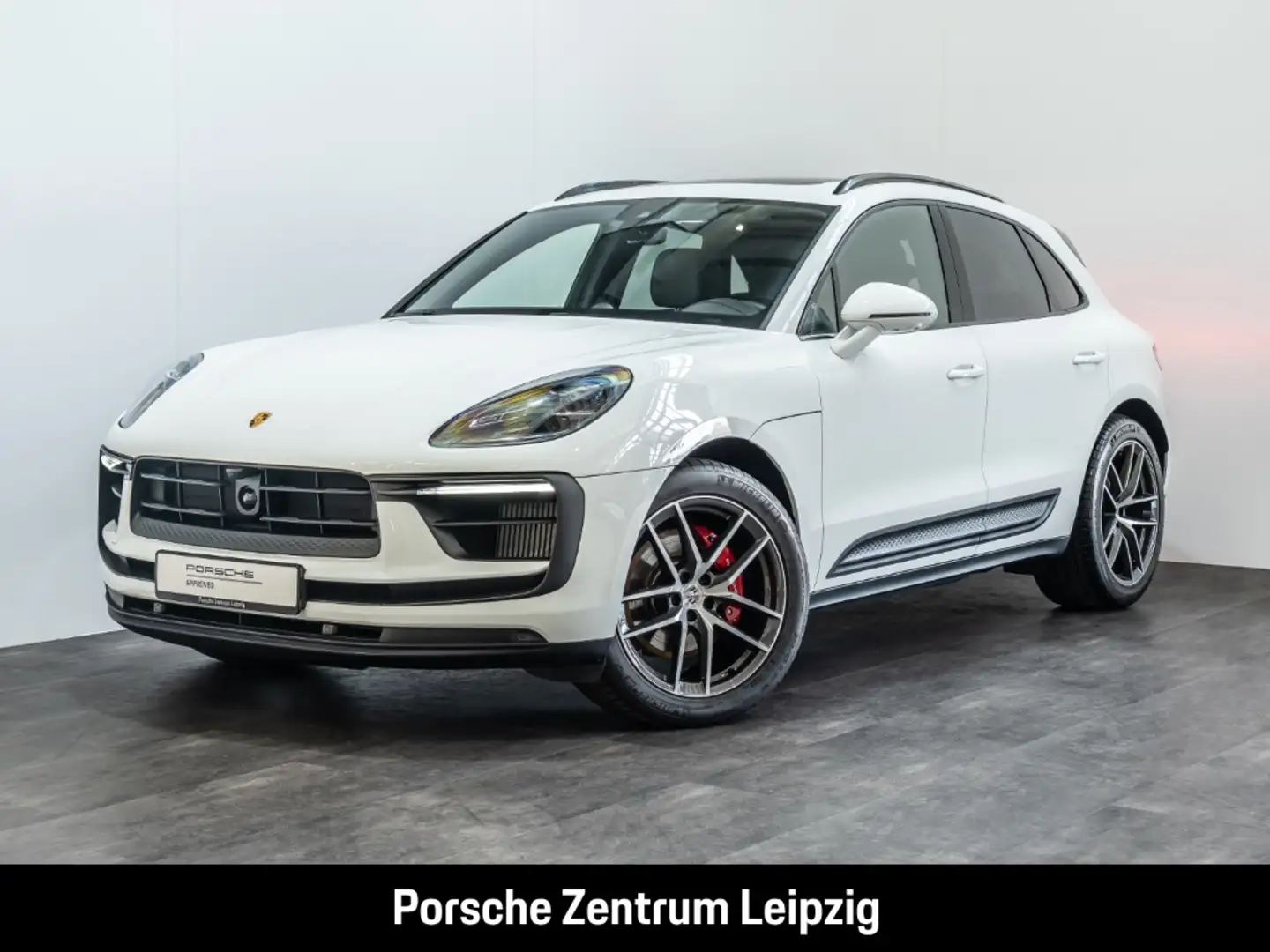 Porsche Macan S Leder Luft ACC Spur Standheizung Weiß - 1