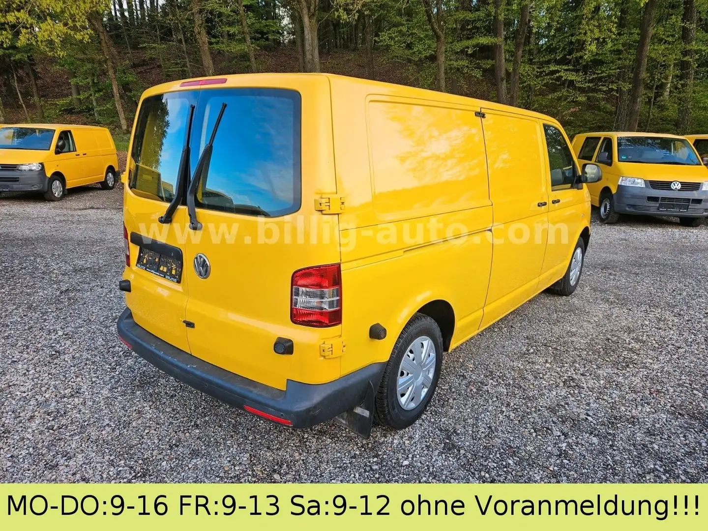 Volkswagen T5 Transporter Langer Radstand MAXI Flügeltüren Yellow - 2