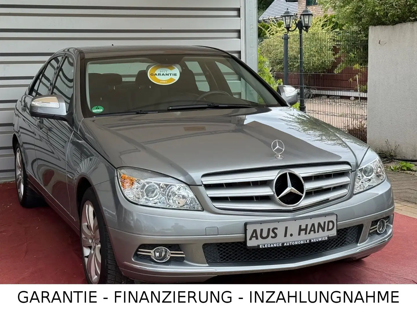 Mercedes-Benz C 200 Lim./Automatik/1.Hand/Rentnerfzg/WENIG KM Silber - 1