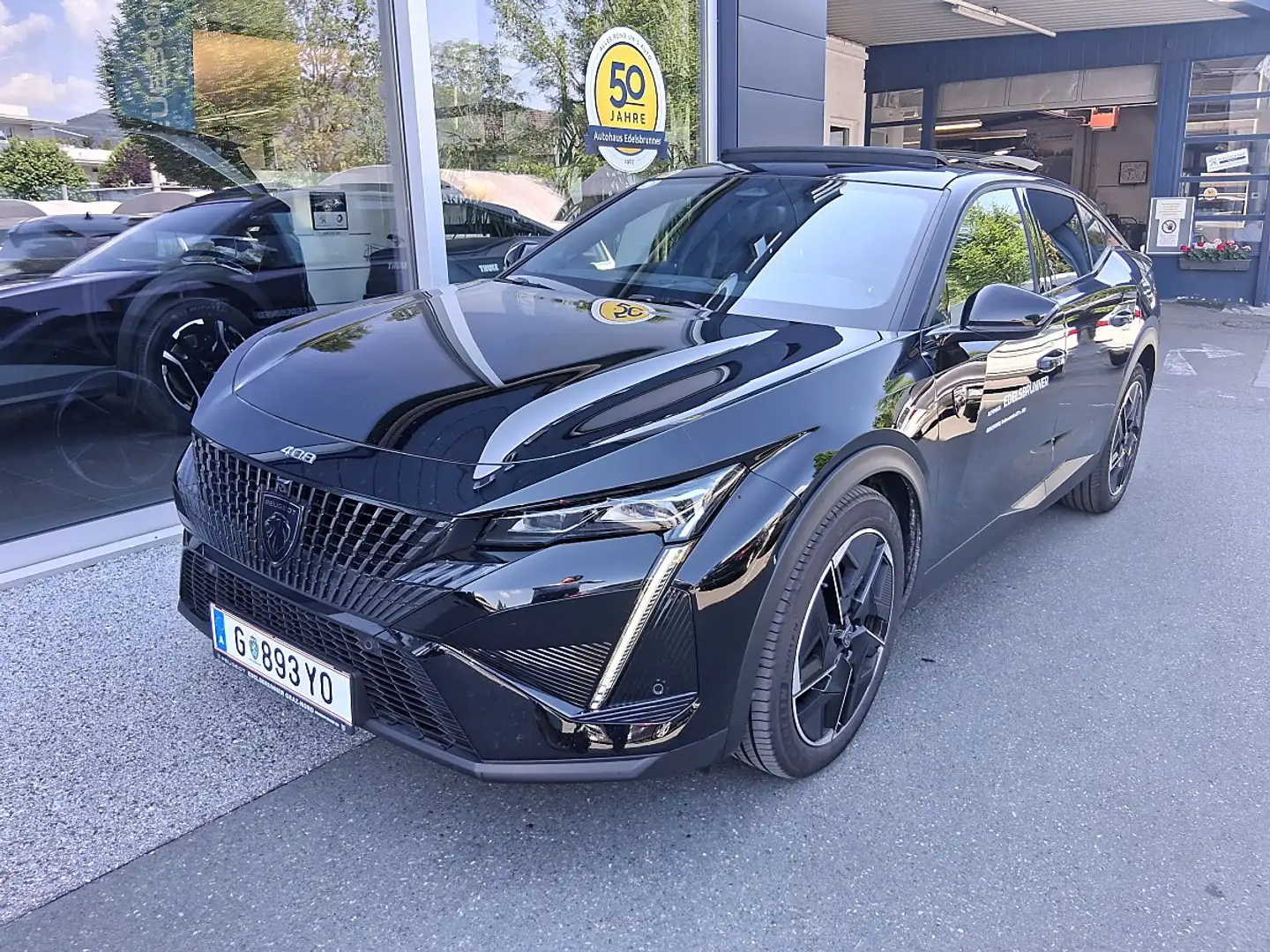 Peugeot 408 GT Hybrid 145 e-DCS6 Schwarz - 1