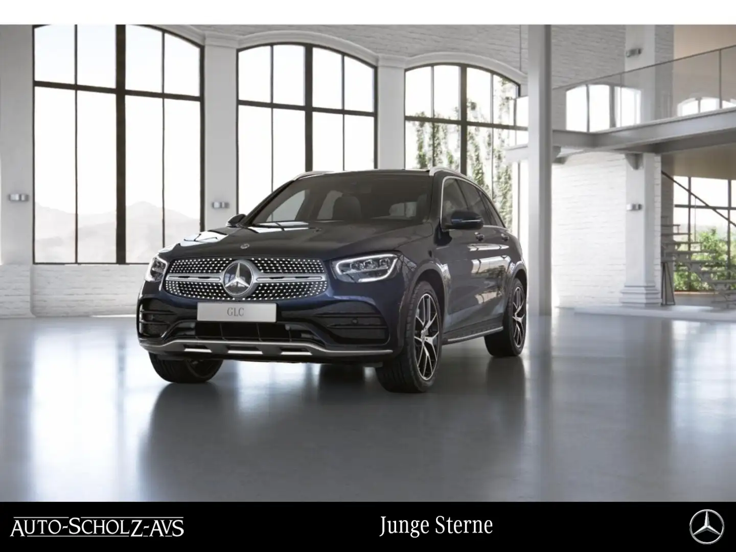 Mercedes-Benz GLC 400 d 4MATIC AMG Burm*AHK*Pano*Kam*Easy-Pack Blau - 1