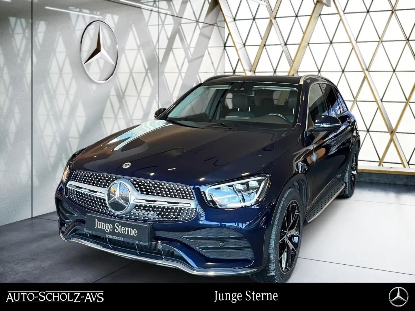 Mercedes-Benz GLC 400 d 4MATIC AMG Burm*AHK*Pano*Kam*Easy-Pack Blau - 1