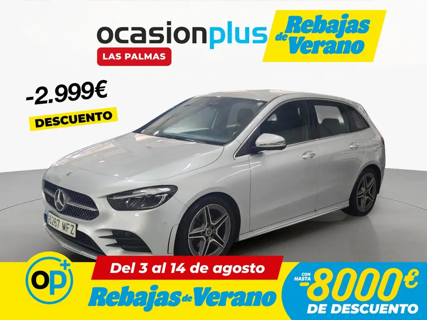 Mercedes-Benz B 200 200d Gris - 1