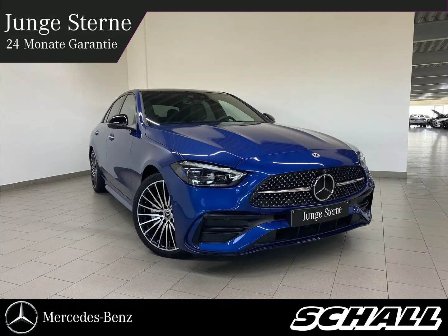 Mercedes-Benz C 300 AMG+NIGHT+PANO+DIST+AHK+MEMO+KEY+360°+19" Schwarz - 1