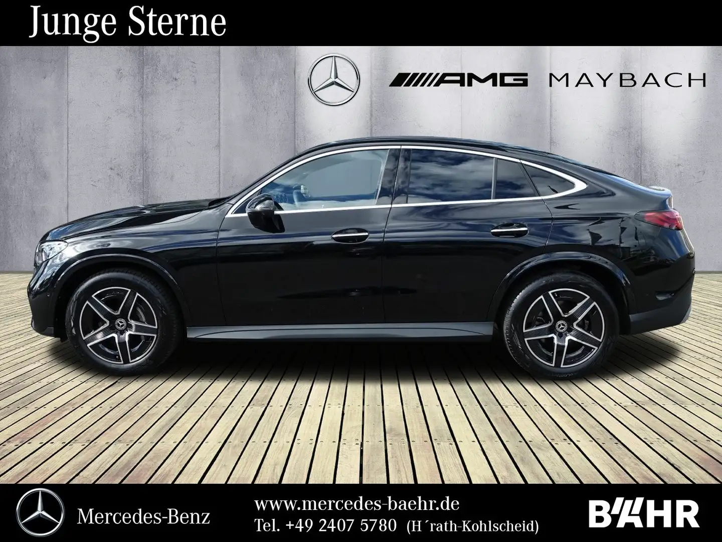 Mercedes-Benz GLC 300 GLC 300 d 4M Coupé AMG/Pano/AHK/Distronic/Standh Schwarz - 2